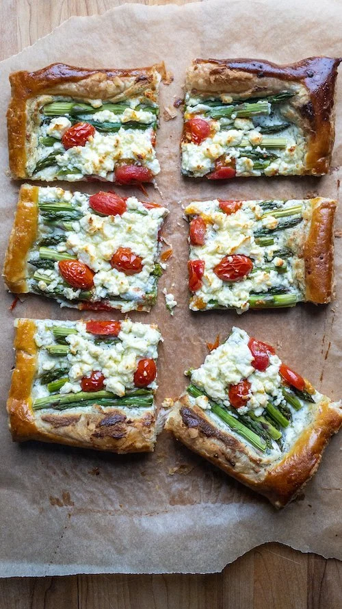 Asparagus Feta Tart