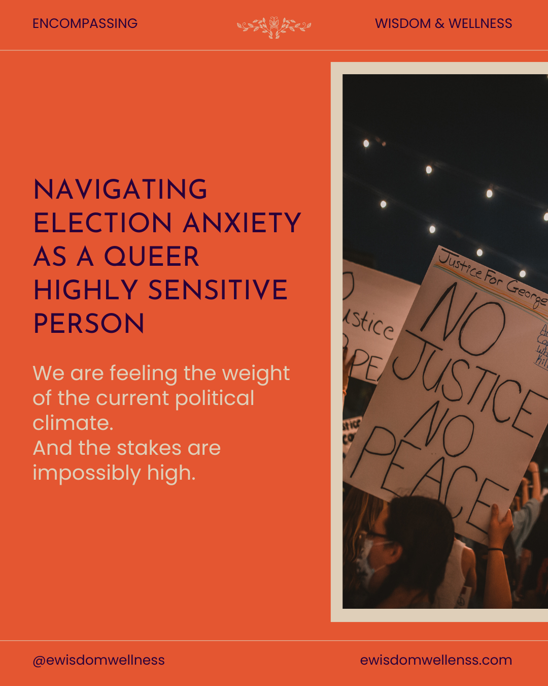 Navigating Election Anxiety as a Queer HSP