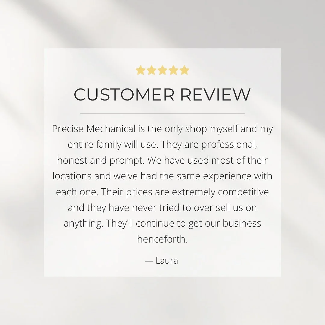 Nothing makes our day like hearing from happy customers. Thank you for trusting us with your vehicle!