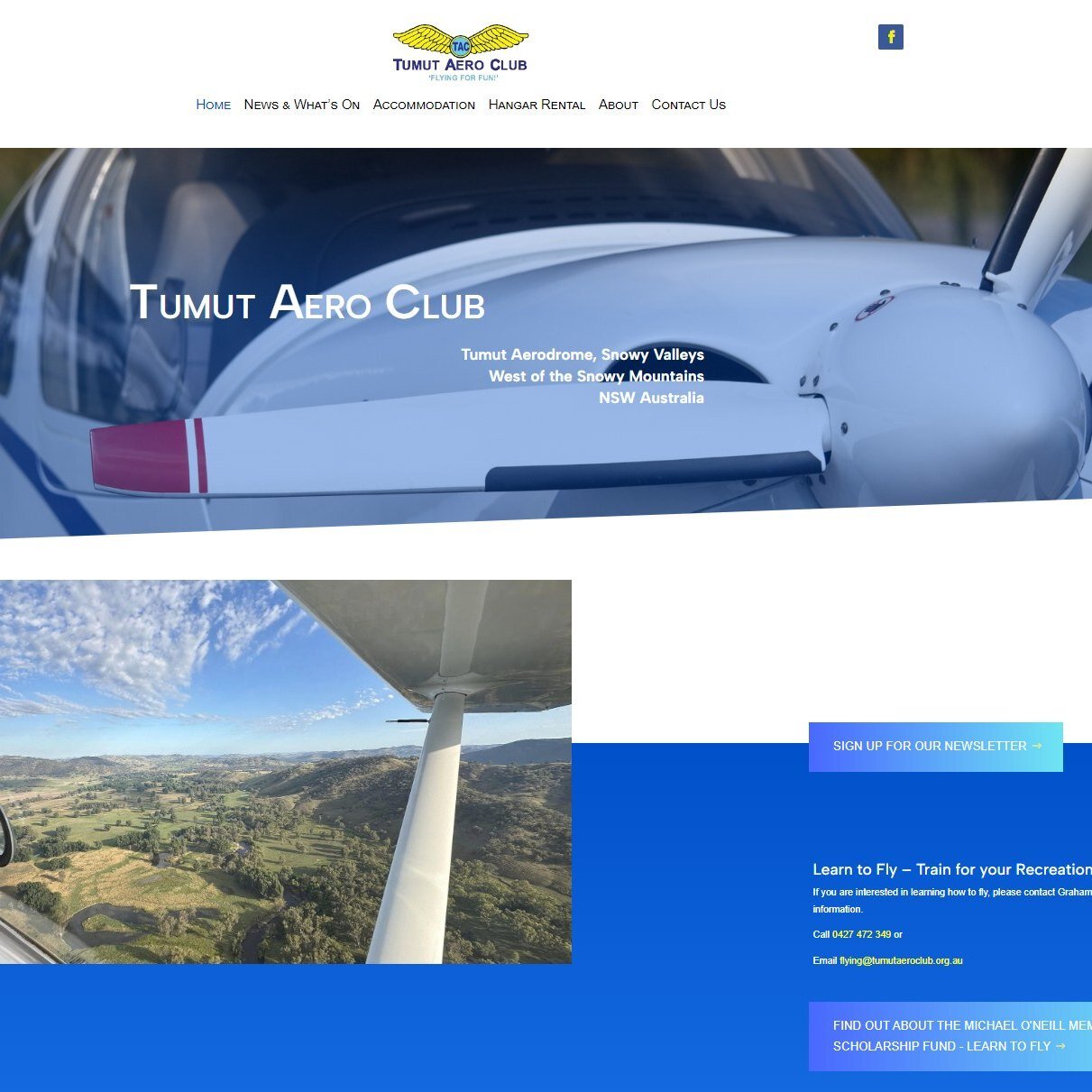 JUST RELEASED: Tumut Aero Club's new website from KHD. What a great bunch these guys are! 

It's been fun hanging out with the committee and finding out what goes on at the Tumut Aerodrome - takes me back to my days of working for Civil Aviation Safe