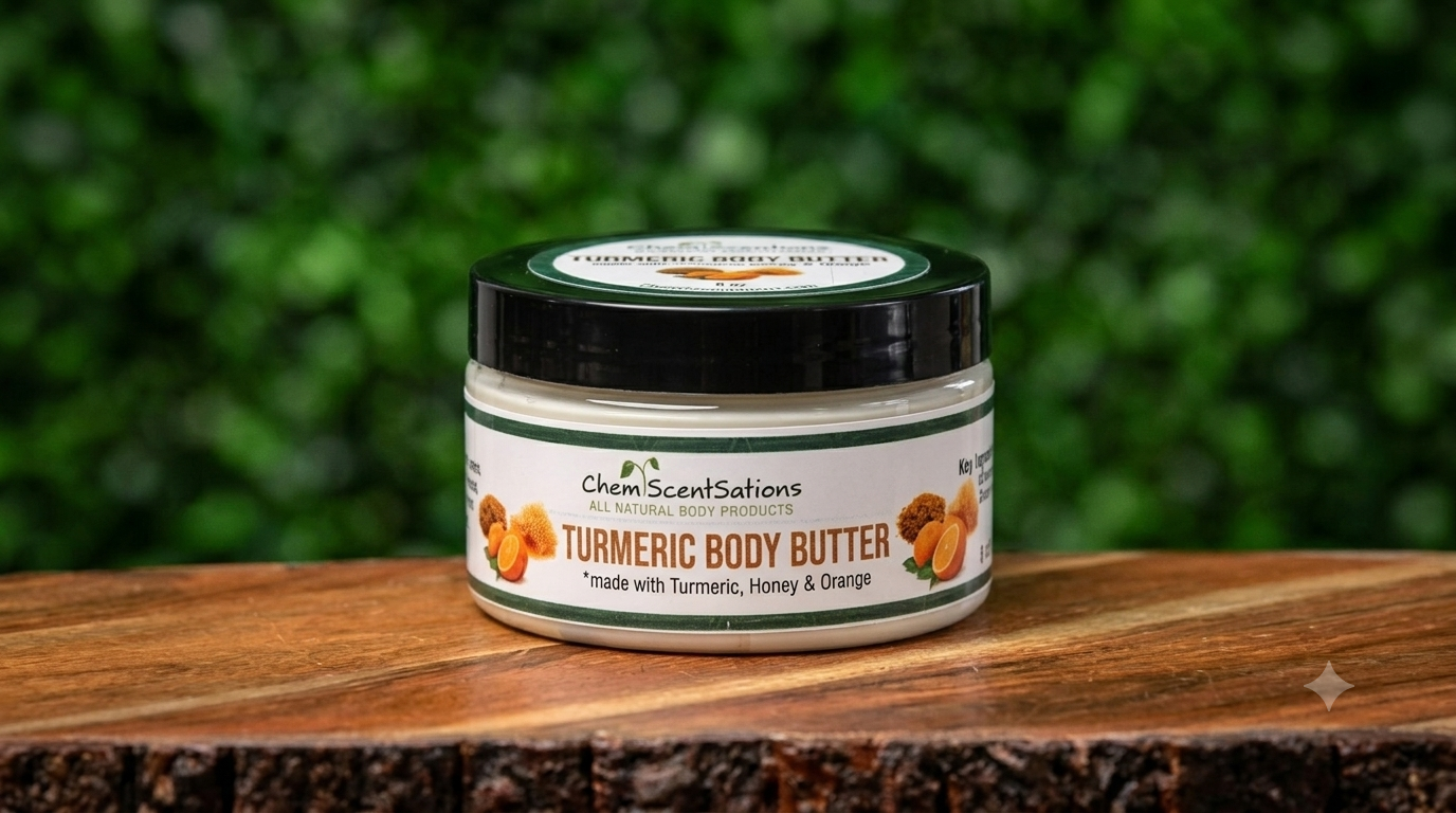 Turmeric and Orange Honey Whipped Body Butter