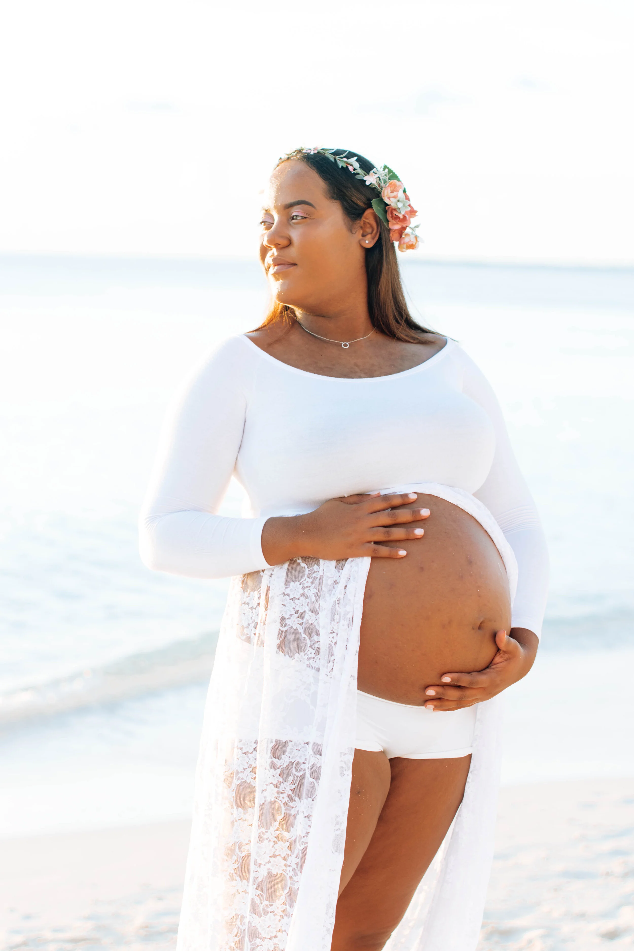 Grand Cayman Maternity Portrait