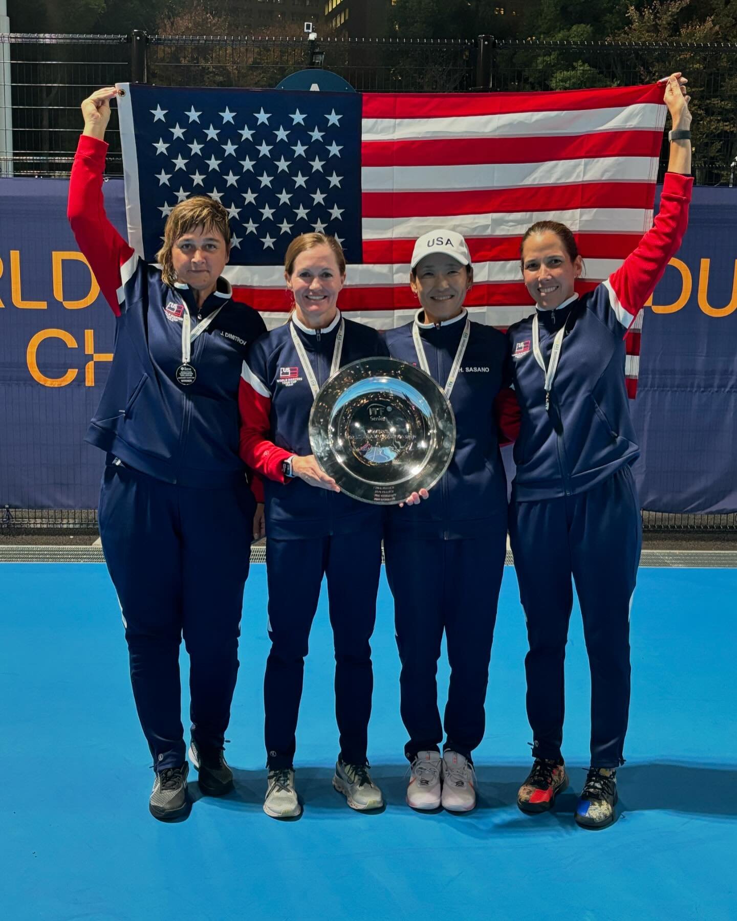 The USA Women&rsquo;s 45s Cup Team are WORLD CHAMPIONS!!! They beat Germany today in the finals 3-0 to finish atop the podium. 🇺🇸