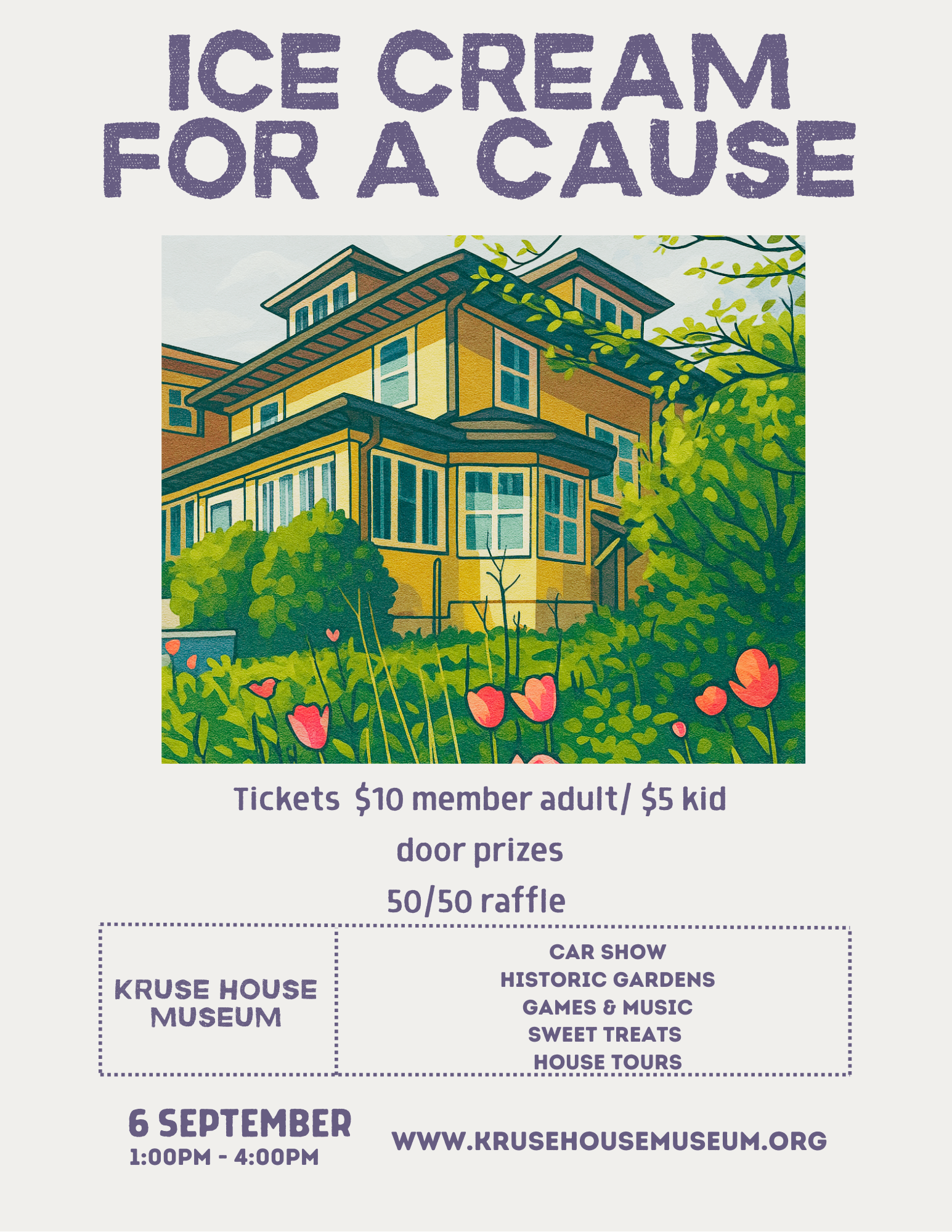 Ice Cream For a Cause- Saturday, September 6th!
