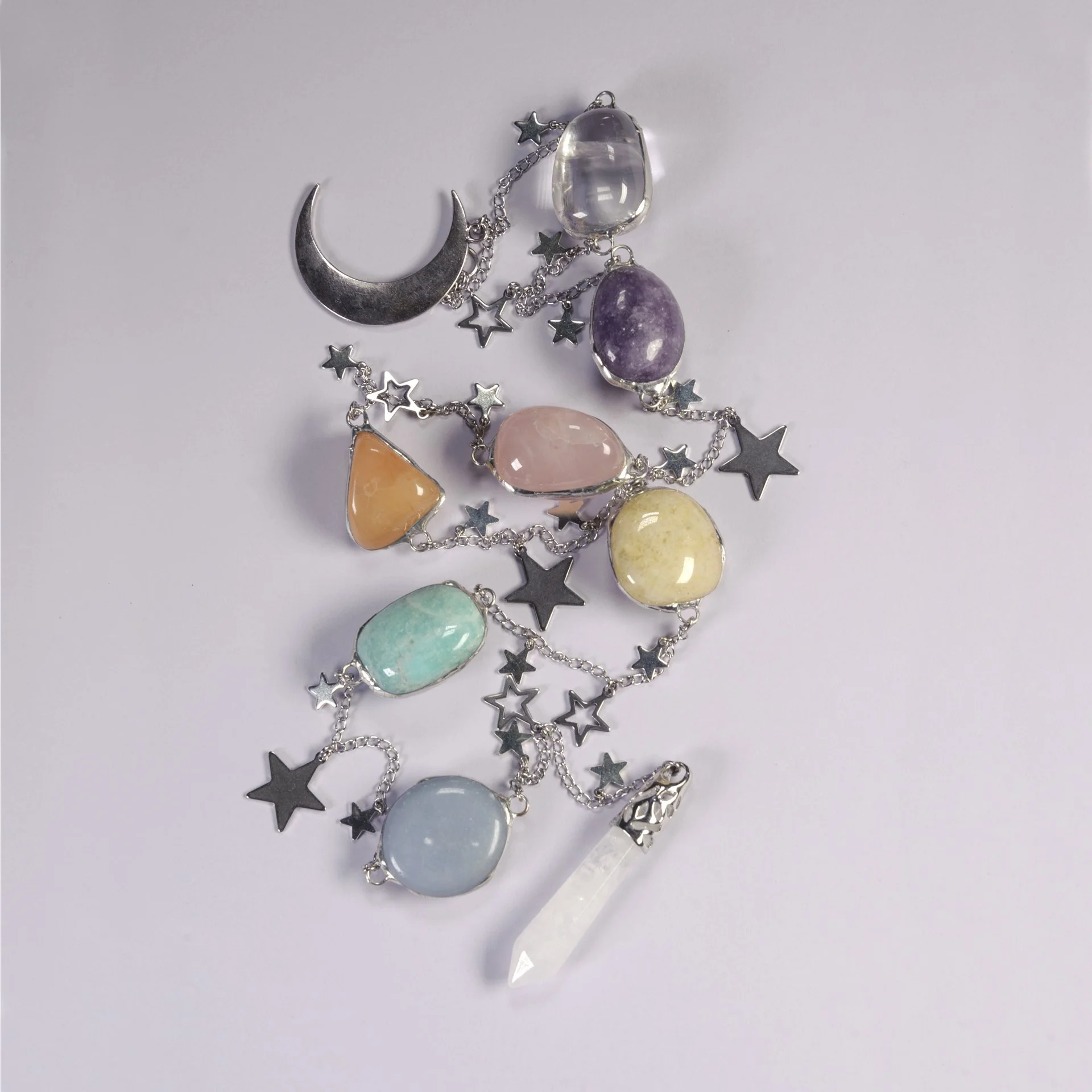 Chakra Chain Pastel Rainbow (Long)