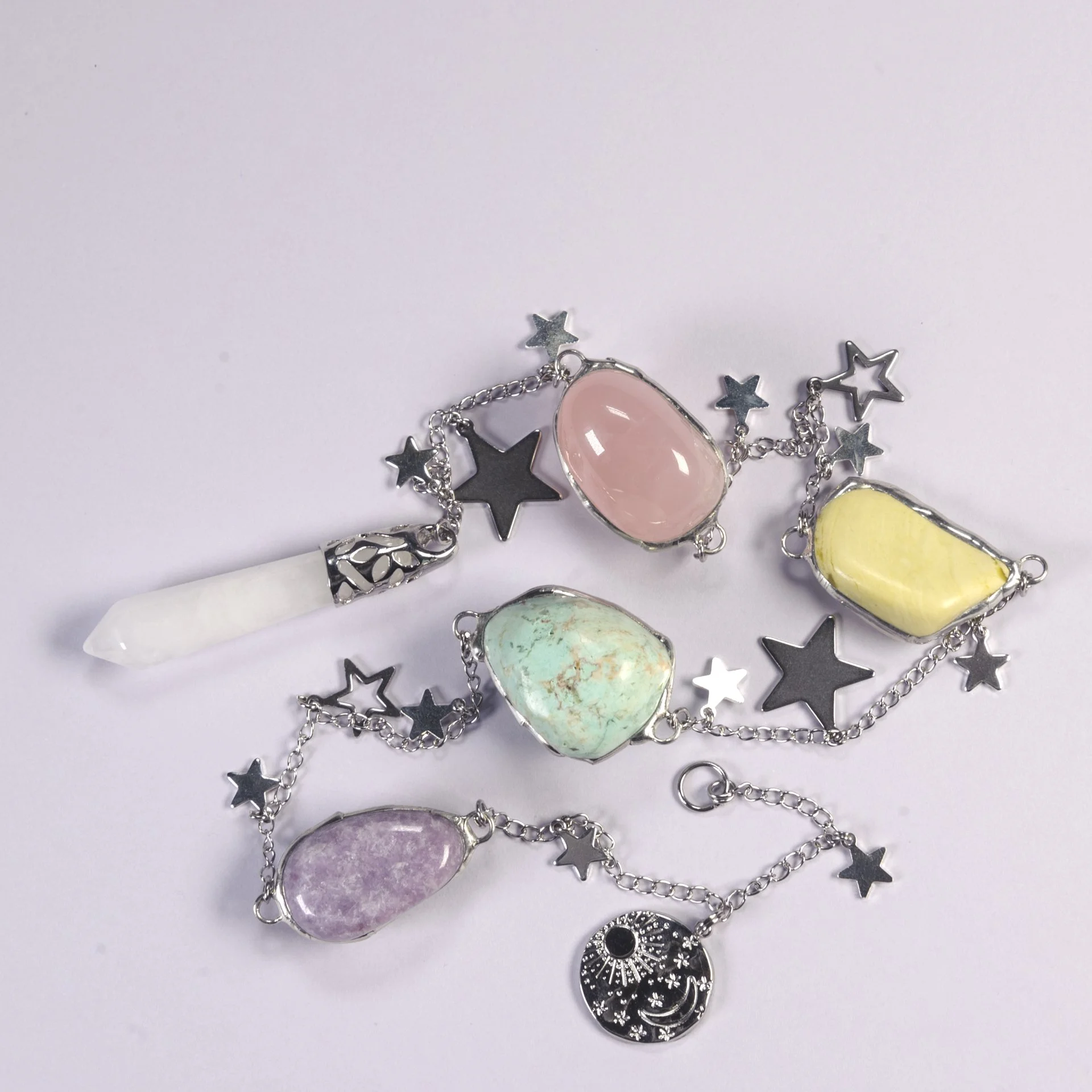 Chakra Chain Pastel Rainbow (Short)
