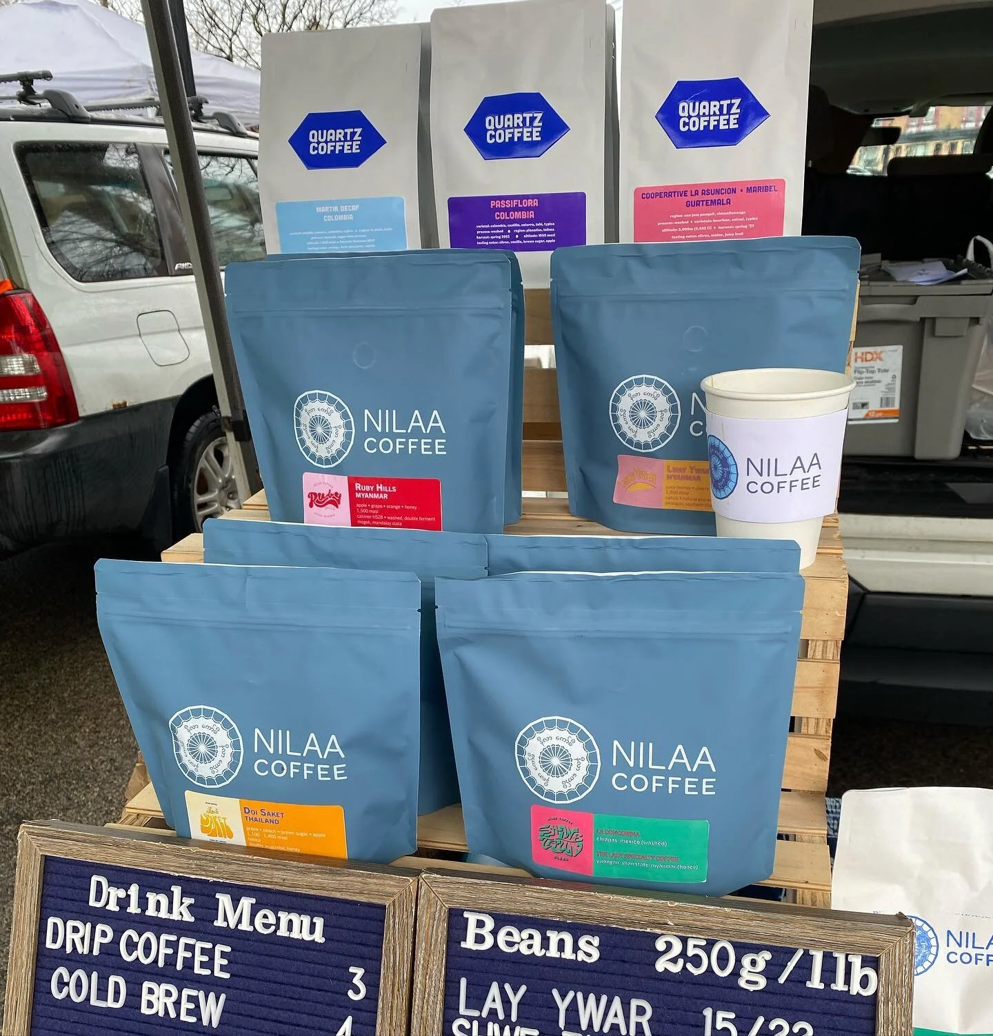 It’s a little 🌧️ out here but worth the trip. Stop by @eastfallsfarmersmarket until 1pm Saturday for all your goods.
-
-
#nilaacoffee #coffee #phillycoffee #phillycoffeeshops #specialtycoffee #specialtycoffeeroaster #phillyspecialtycoffee #eas