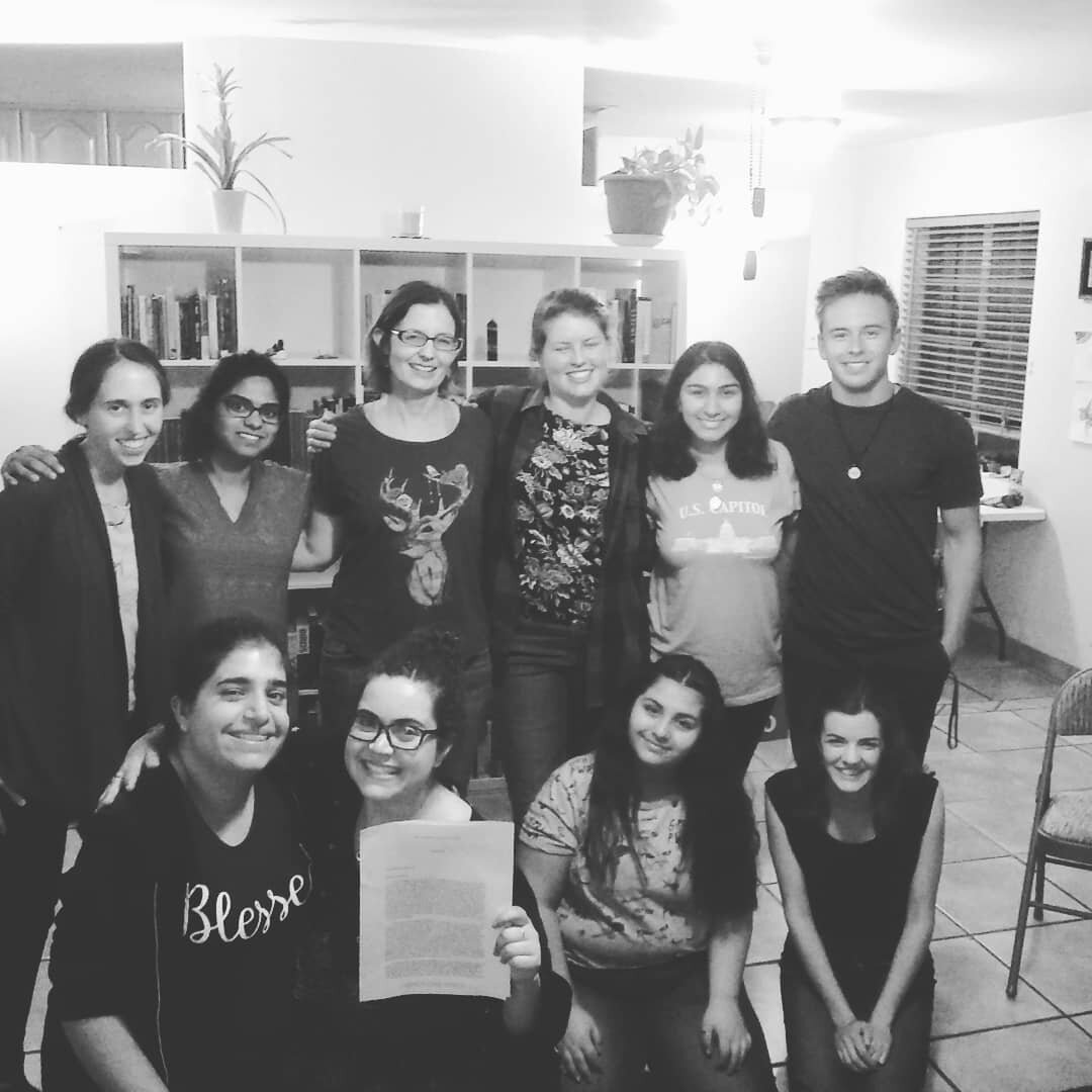 Thank you Jocelyn for facilitating our study of a letter from the Universal House of Justice about wealth! We enjoyed a special evening of prayer, discussion, and laughter. &quot;To view the worth of an individual chiefly in terms of how much one can