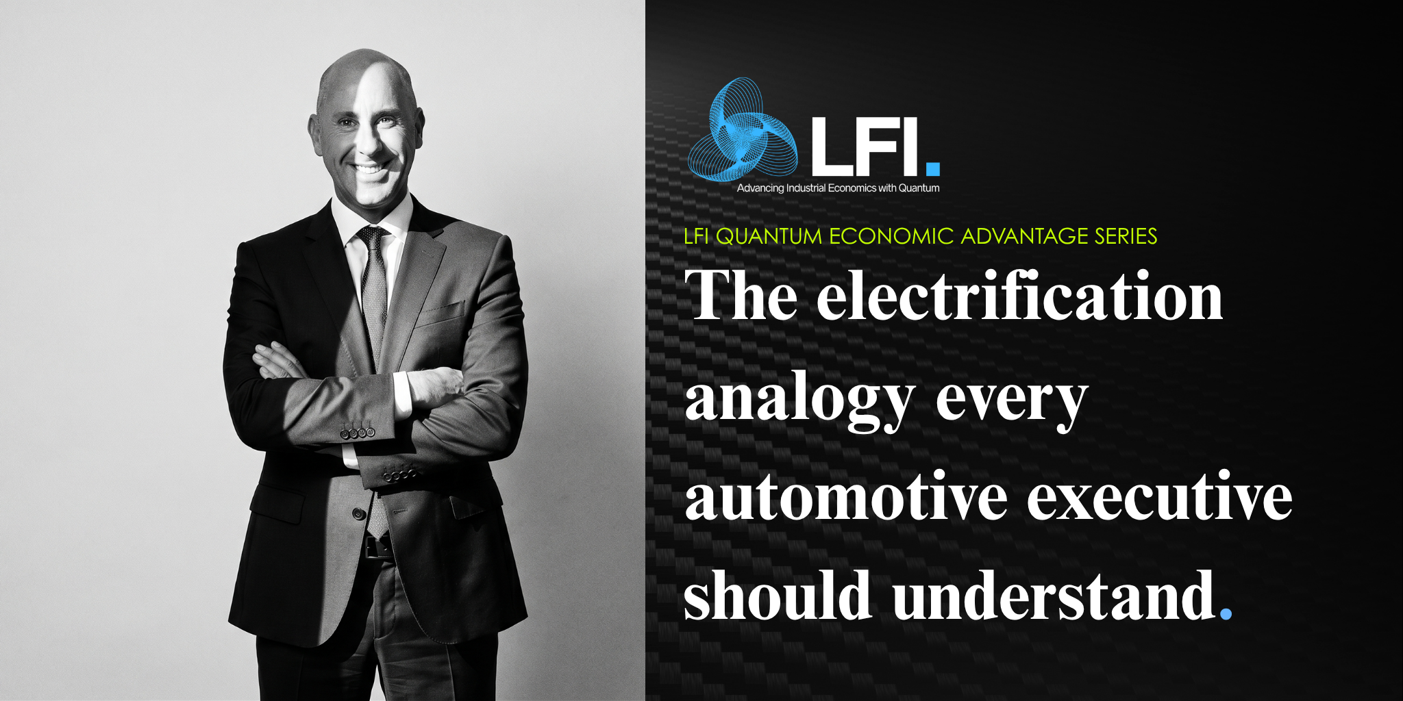 The electrification analogy every automotive executive should understand.