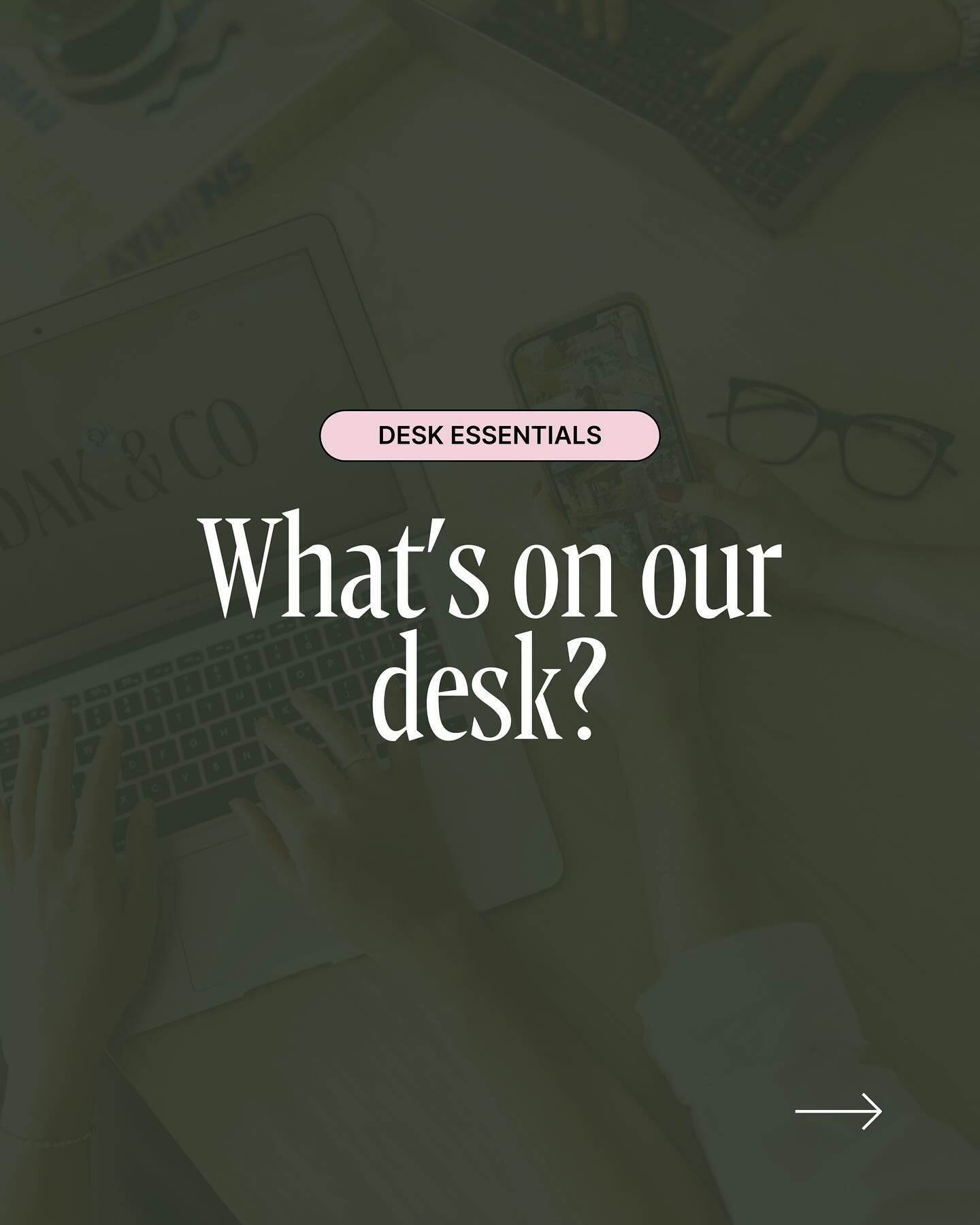 Take a peep at the D&amp;C team&rsquo;s desk essentials. 👀