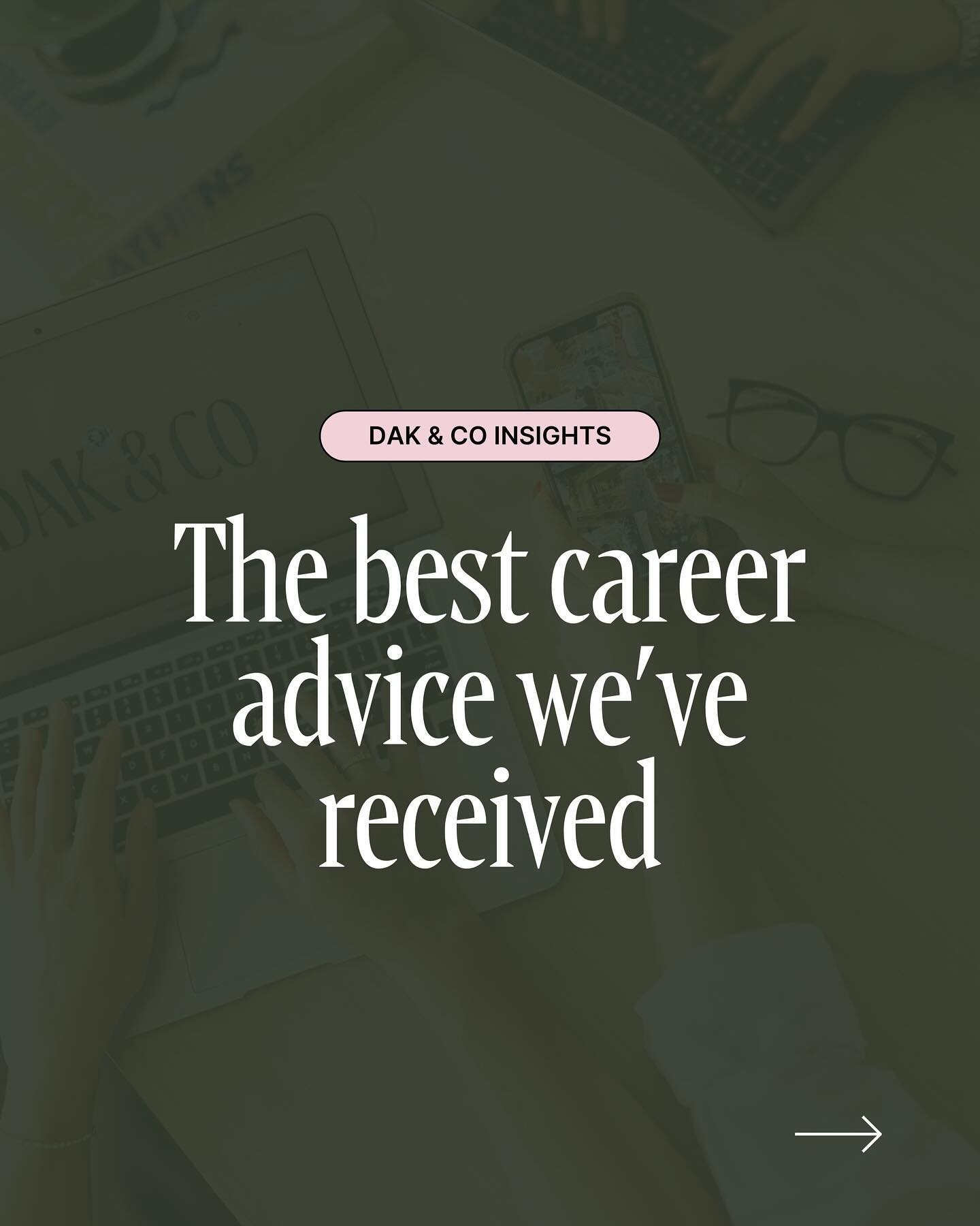 We&rsquo;re starting the week strong with a dose of career wisdom. 🤓👏🏻