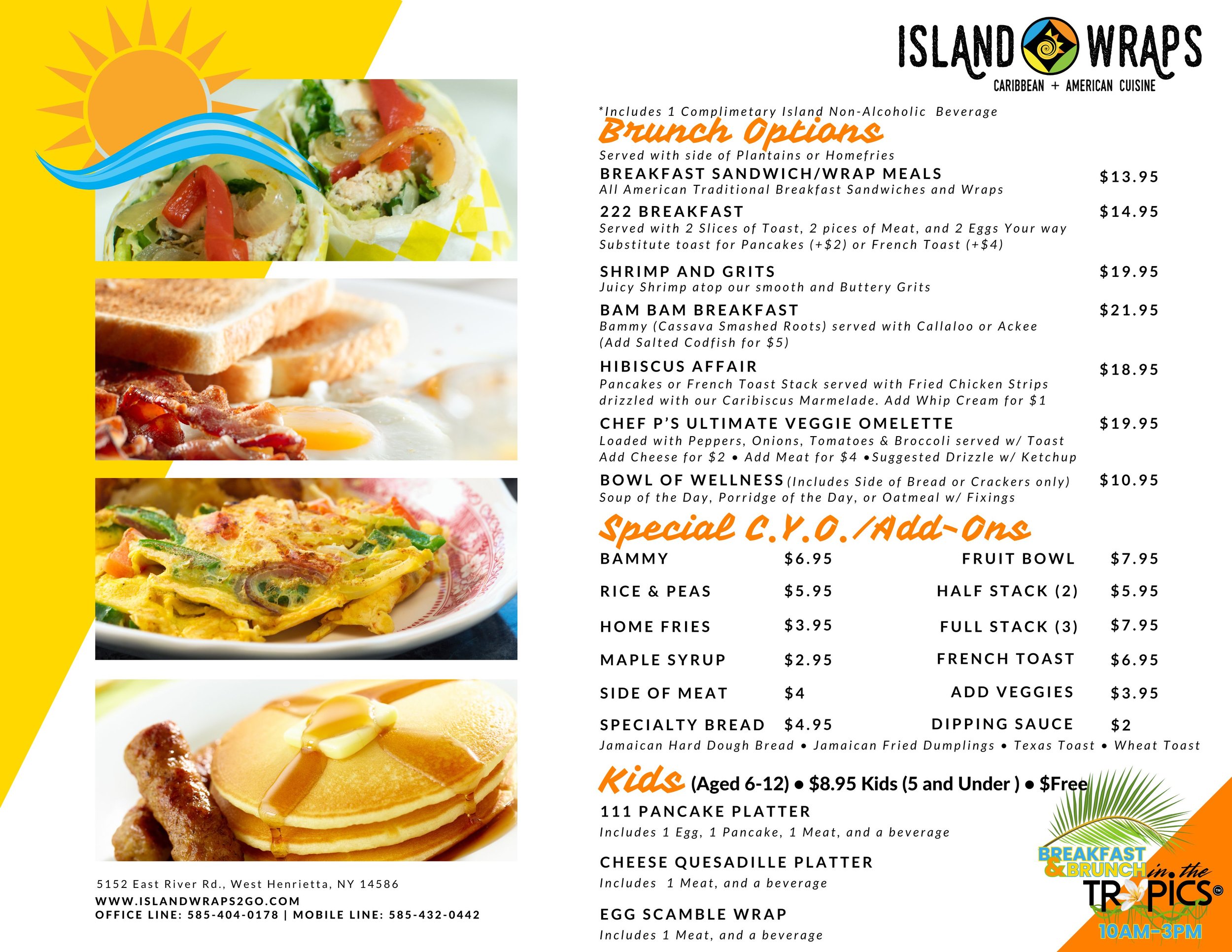 GENERAL MENU — Island Wraps