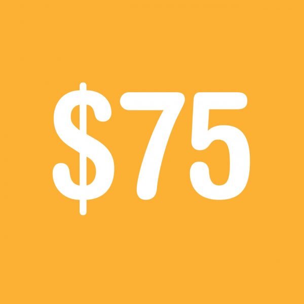 $75 Donation provides 30 meals