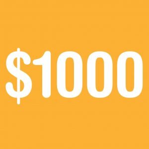 $1000 Donation provides 400 meals