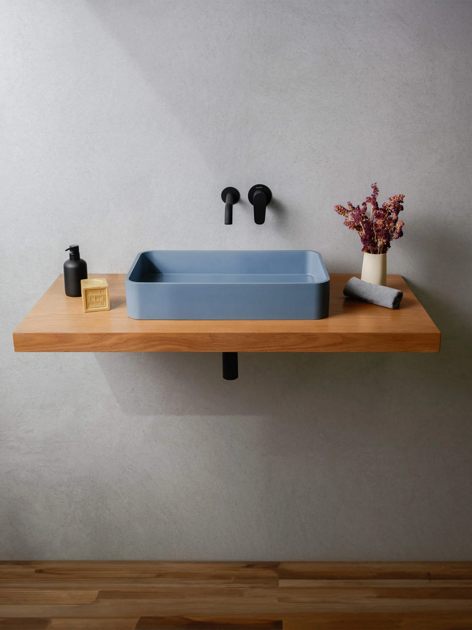 Lavabo de concreto Sisa marca Mistoa