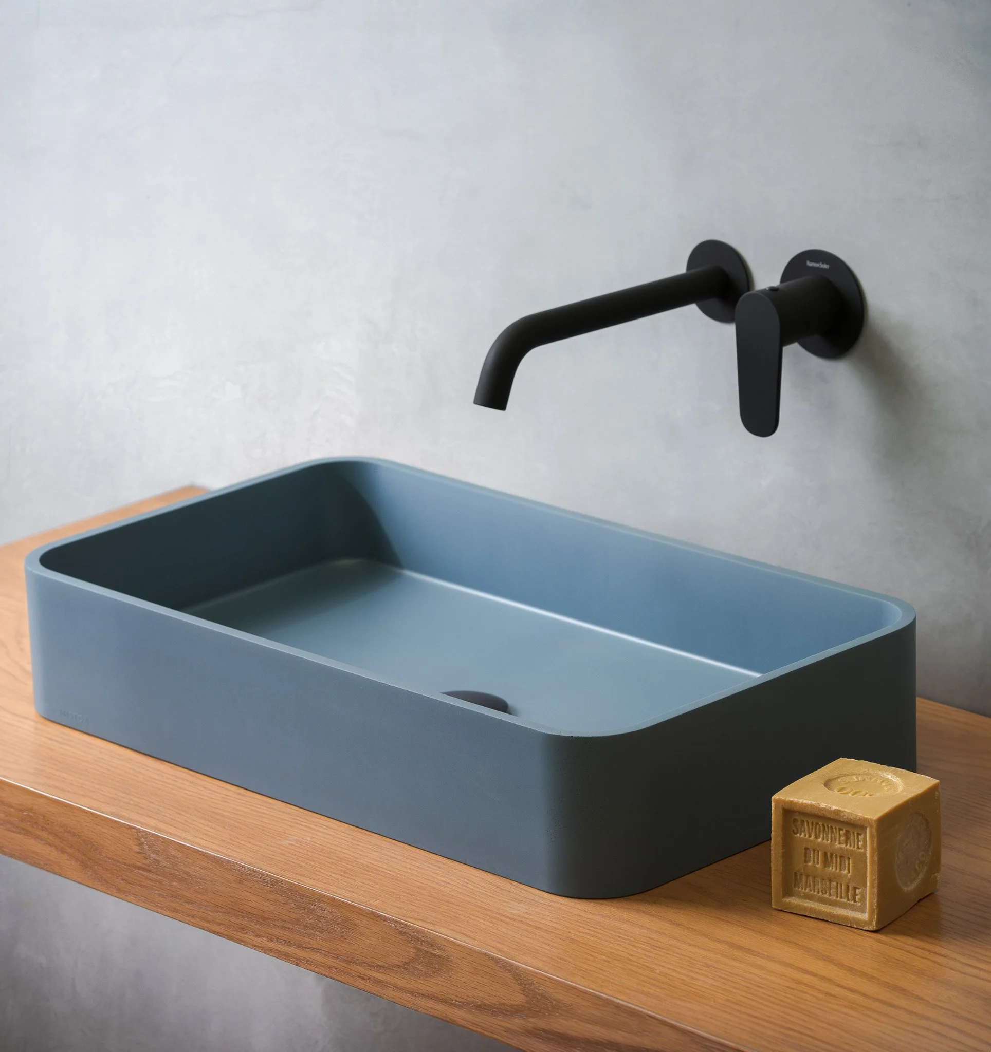 Lavabo de concreto Sisa marca Mistoa