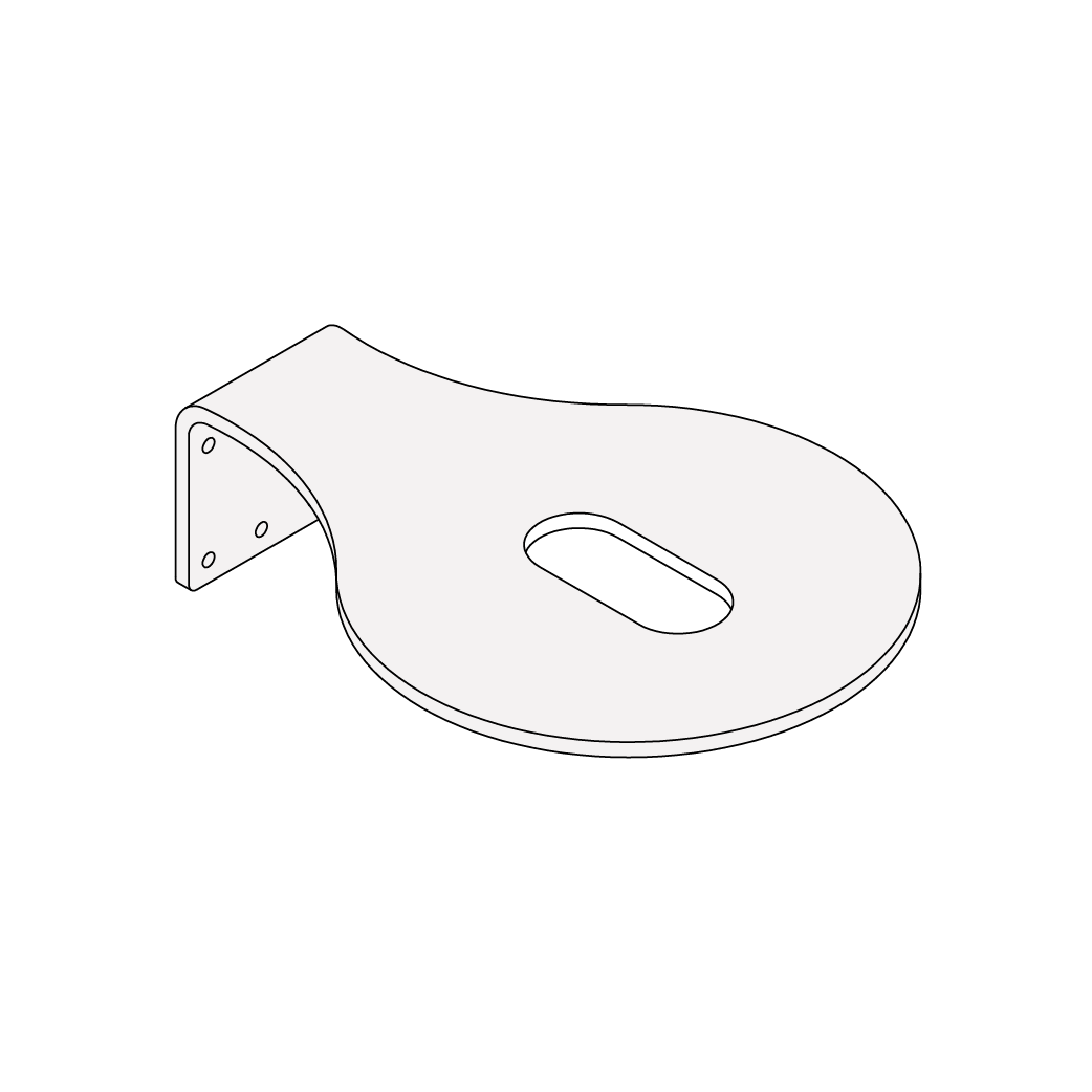 Soporte de pared circular