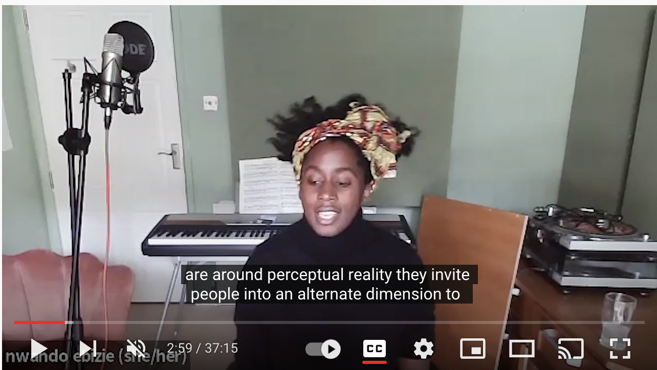 What is visual snow? 'Distorted Constellations' creator Nwando Ebizie with Dr Simon Cropper