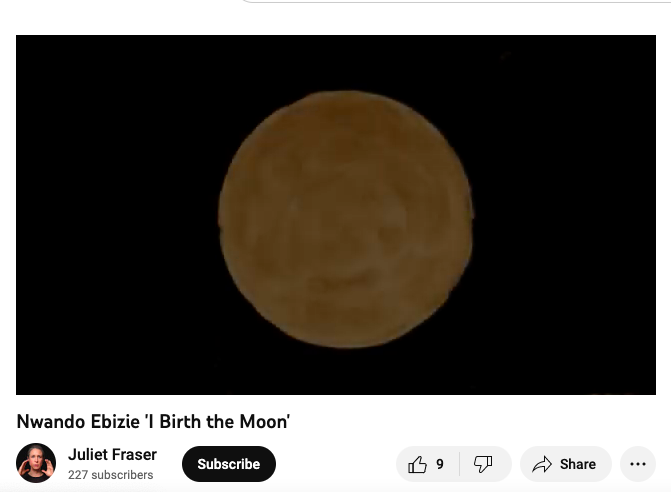 'I birth the Moon' Video