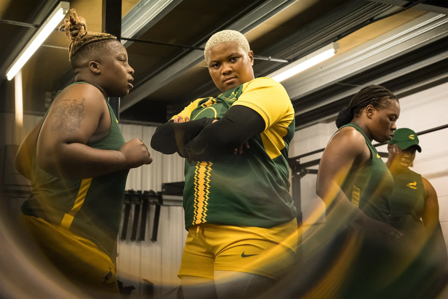 South Africa Womenboks training - strength and conditioning camp