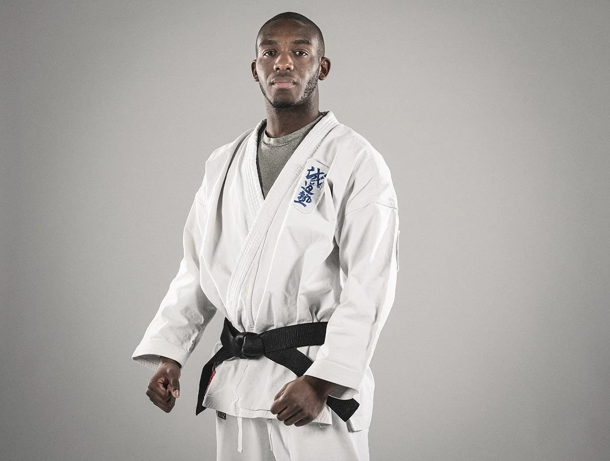  karate portrait of male athlete 
