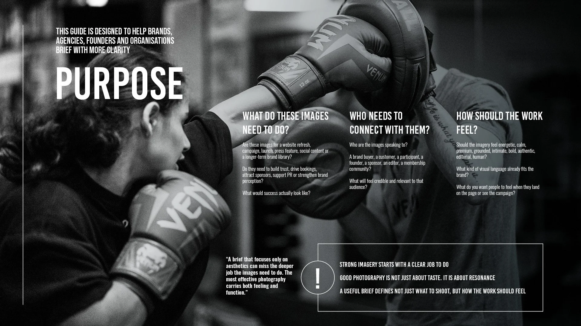 Page example from Karen Yeomans visual brief planner