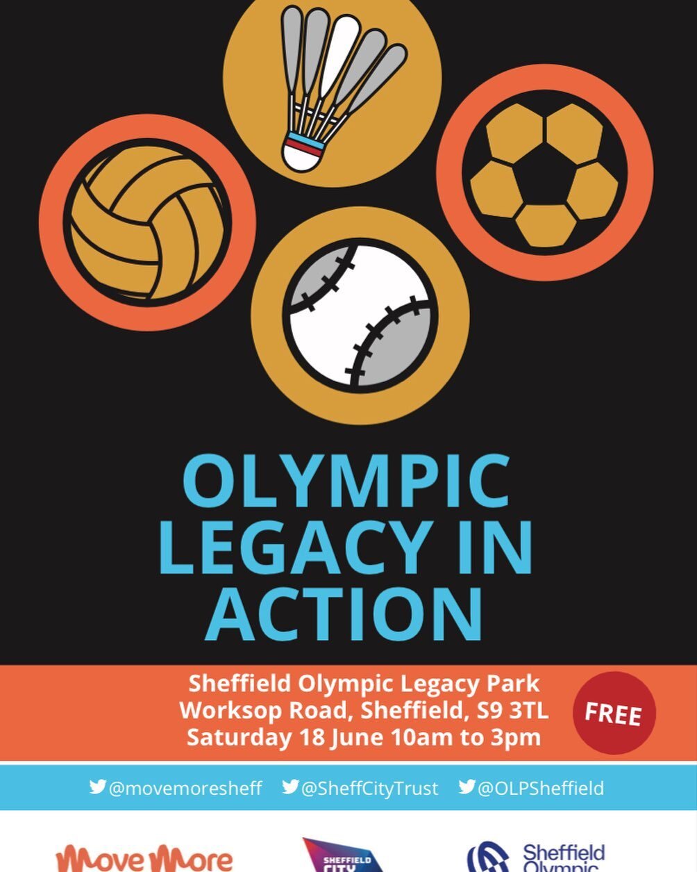 Olympic Legacy In Action

A family fun, free day of activities lands at Sheffield Olympic Legacy Park on Saturday 18 June from 10.00am - 3.00pm 

There will be loads of free activities to take part in, including paddleboarding, kayaking, football, te