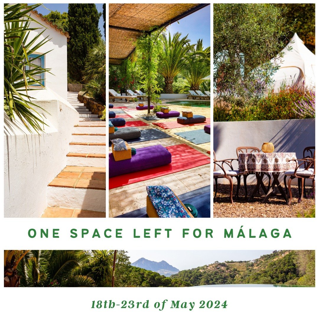 ☀️ 1 SPACE LEFT FOR M&Aacute;LAGA - 18th to 23rd of May 2024 ☀️

📌 Finca Avedin, near Gauc&iacute;n. A secluded and serene location amidst the mountains. Transport is included from and to the airport.

🧘&zwj;♀️ 2 daily yoga &amp; meditation practic