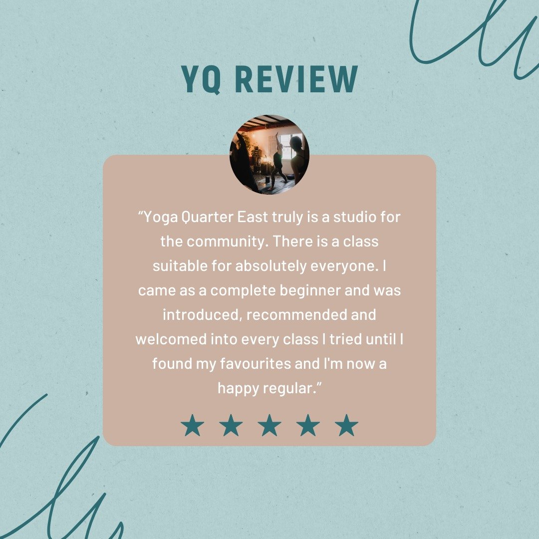 🌟 We love to hear from you! 🌟

We are looking to get more feedback from students so please don't hesitate to reach out to let us know how we can improve and be of better service for the community! 

And if you had a good experience at Yoga Quarter,