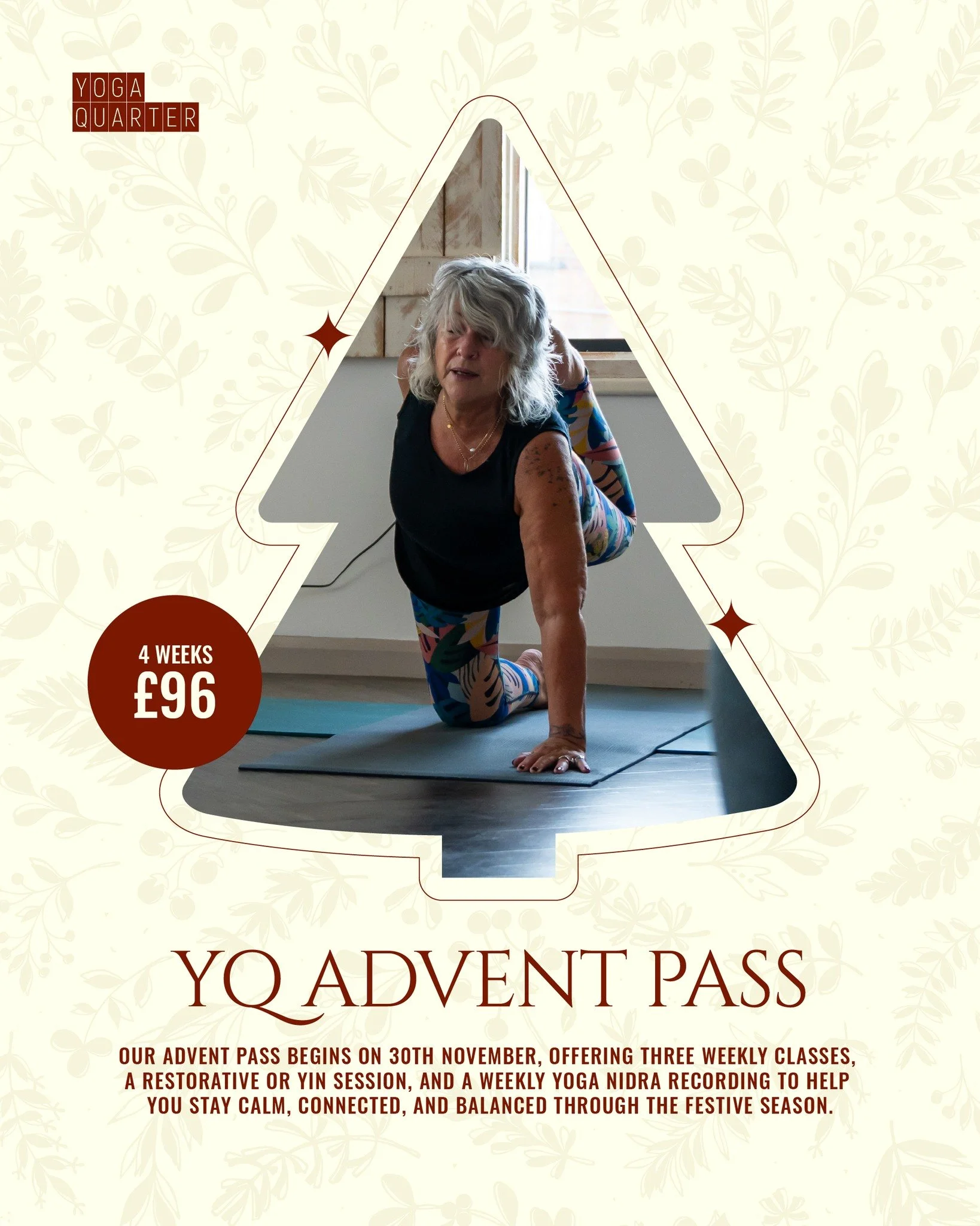🎄✨ 𝗜𝗻𝘁𝗿𝗼𝗱𝘂𝗰𝗶𝗻𝗴 𝗼𝘂𝗿 𝗬𝗤 𝗔𝗱𝘃𝗲𝗻𝘁 𝗣𝗮𝘀𝘀! ✨🎄

The festive season can get busy, so we&rsquo;ve created something special to help you stay grounded and supported through it all. 

Our Advent Pass has launched and runs from 30th Nov