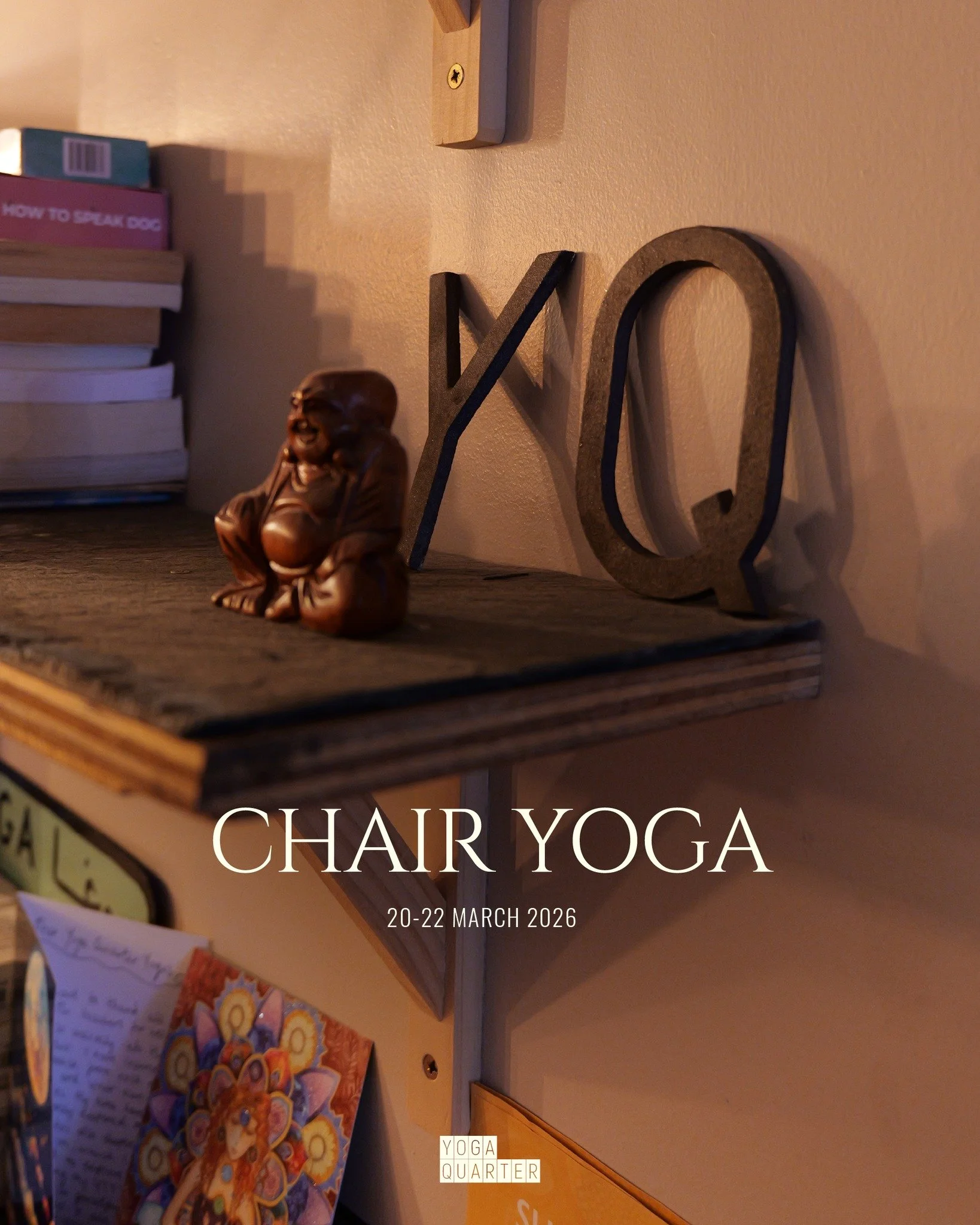 🪑🧘&zwj;♀️ 𝗡𝗲𝘄 𝗮𝘁 𝗬𝗼𝗴𝗮 𝗤𝘂𝗮𝗿𝘁𝗲𝗿: 𝗖𝗵𝗮𝗶𝗿 𝗬𝗼𝗴𝗮 𝗧𝗲𝗮𝗰𝗵𝗲𝗿 𝗧𝗿𝗮𝗶𝗻𝗶𝗻𝗴!

We're excitied to bring this training to our Yoga community with @claireyogaandmovement . This 30 hour Chair Yoga training course is for qualified 