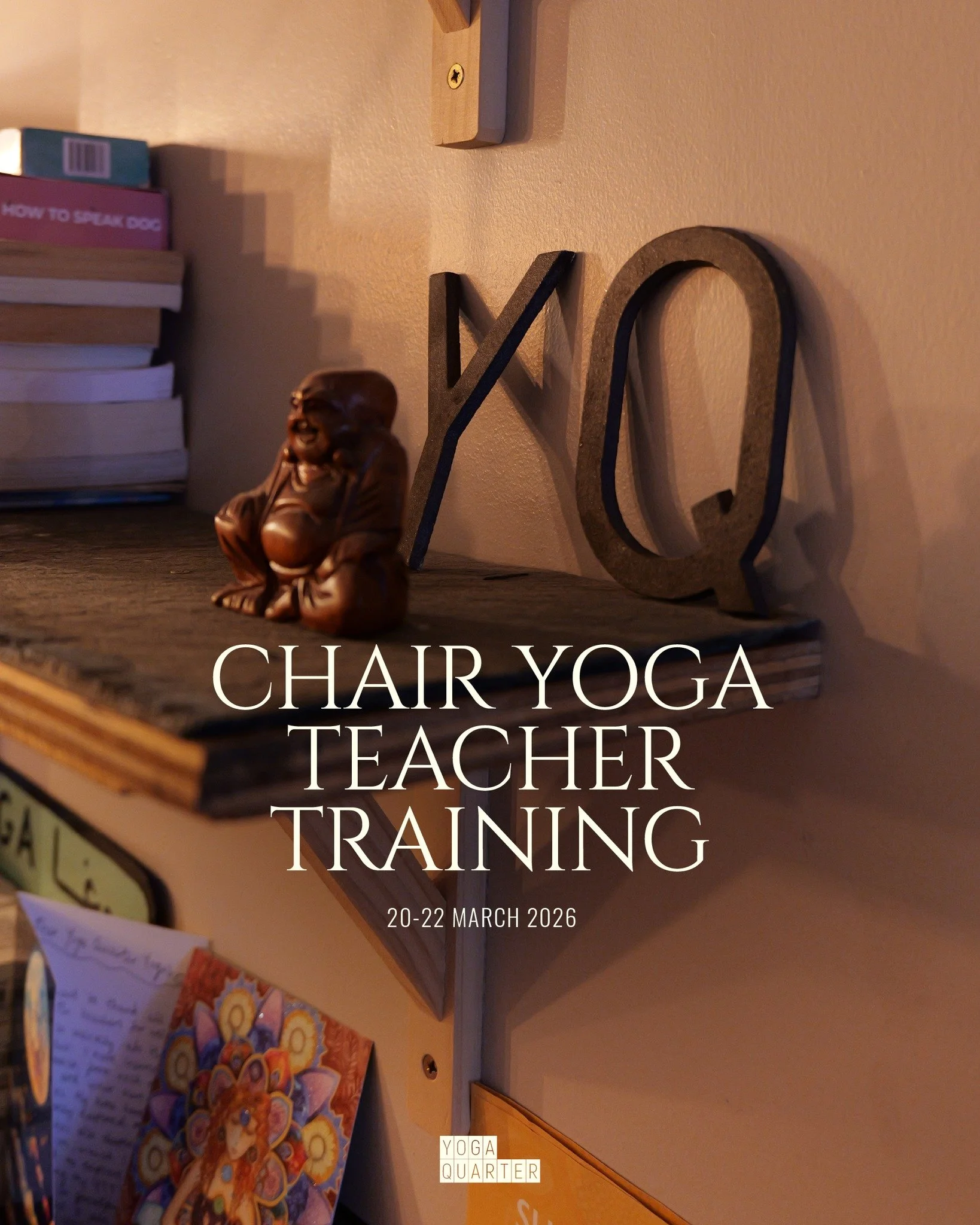 ✨ 𝗥𝗲𝗮𝗱𝘆 𝘁𝗼 𝗲𝘅𝗽𝗮𝗻𝗱 𝘆𝗼𝘂𝗿 𝘁𝗲𝗮𝗰𝗵𝗶𝗻𝗴 𝘁𝗼𝗼𝗹𝗸𝗶𝘁? ✨

Chair Yoga Teacher Training
🗓 20-22 March 2026
📍 Yoga Quarter, Belfast

We&rsquo;re thrilled to bring this new training to Yoga Quarter, a 30 hour in depth course designed 