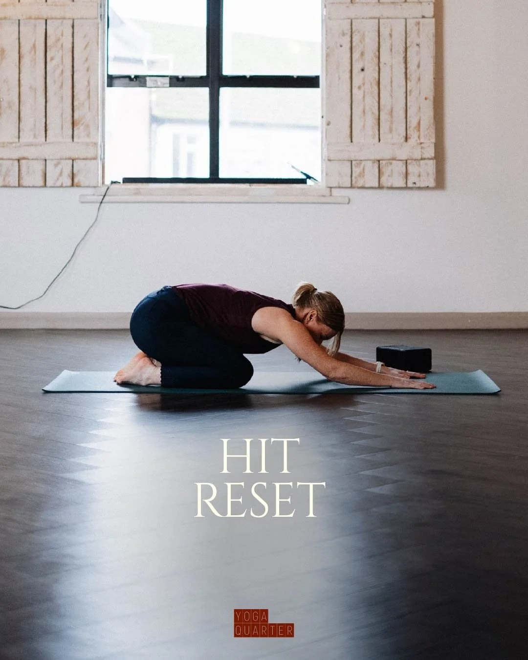 Hit Reset!

When you need a moment to switch off, Child's pose can help you take a beat. 

Come close to the ground, draping your body forward finding space to rest.

#ChildsPose #YogaPoses #YogaLife #Belfast #BelfastYogaStudio