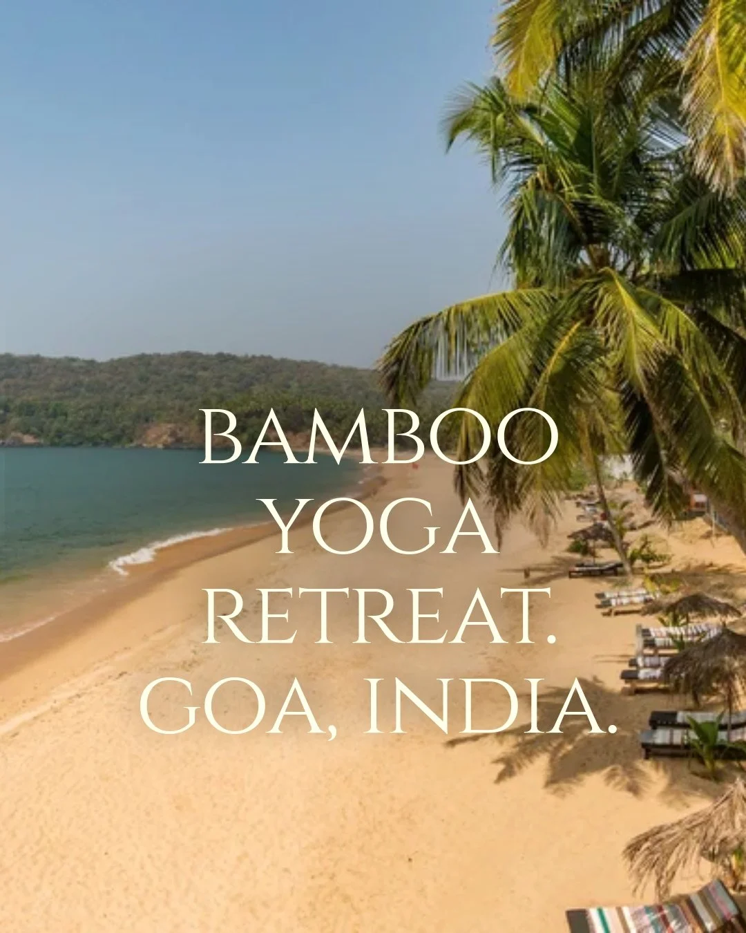 We're returning to Bamboo Yoga Retreat in South Goa in 2027 for another unforgettable week of practice, connection and community.

Daily yoga, holistic treatments, beachside living and plenty of time to rest, explore and just be.

This retreat holds 