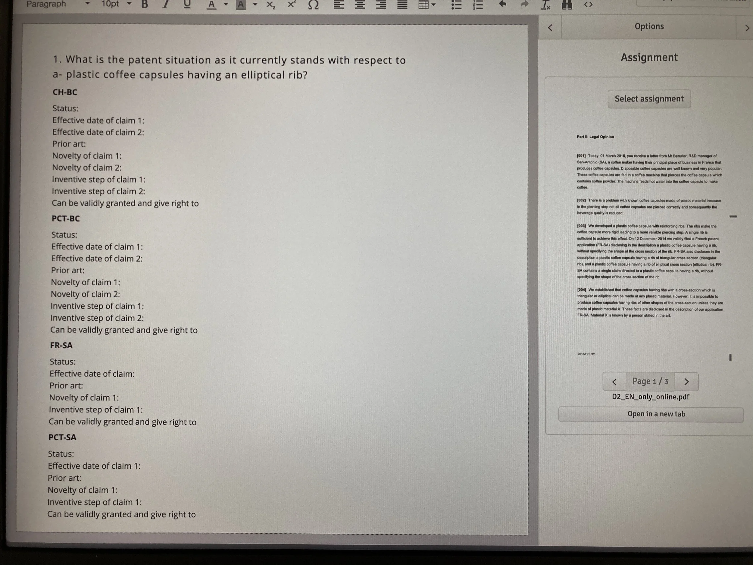 When I took the photo, I started with application by application which is not the best for this Paper, but you get the point.