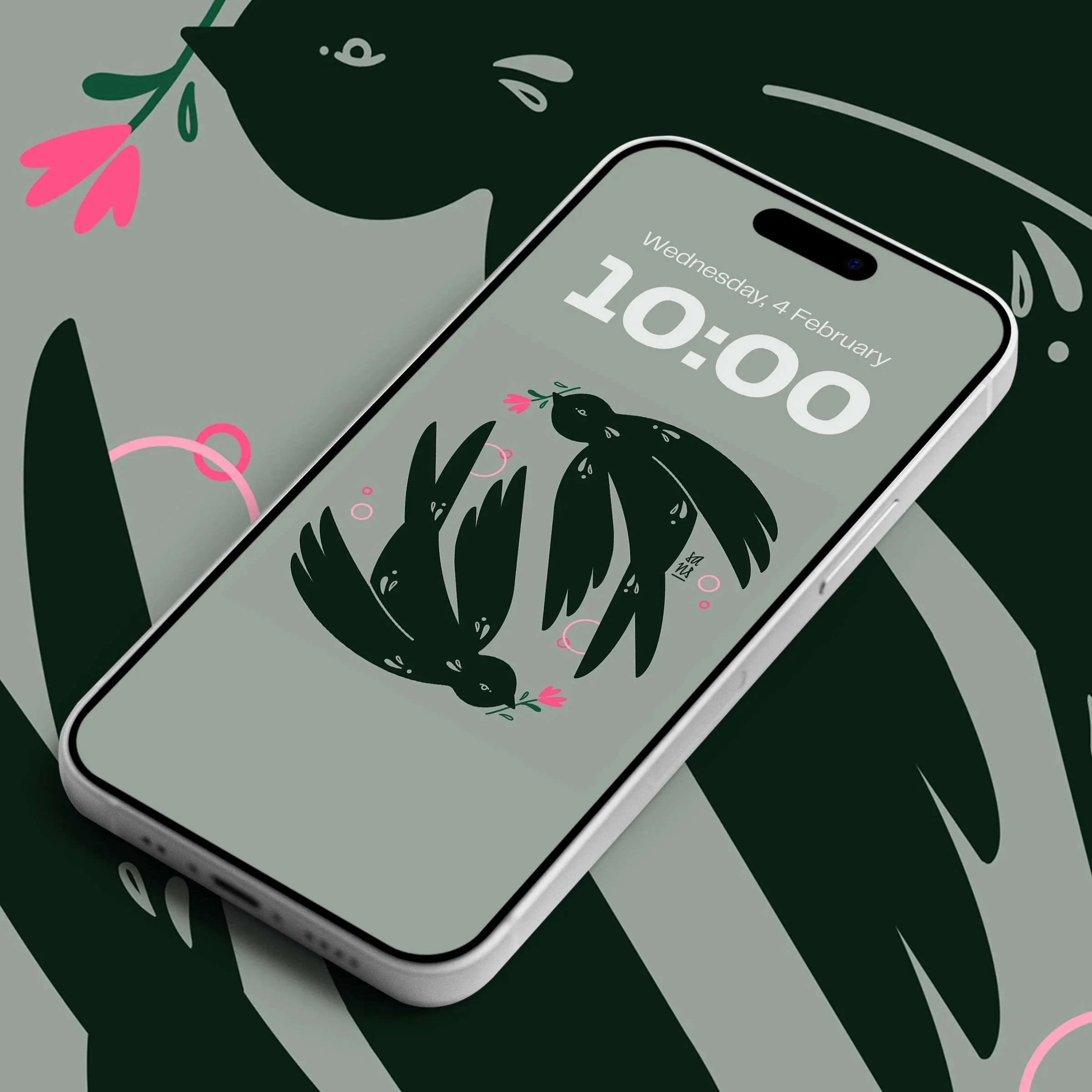 Wallpaper Pack — Lovebirds