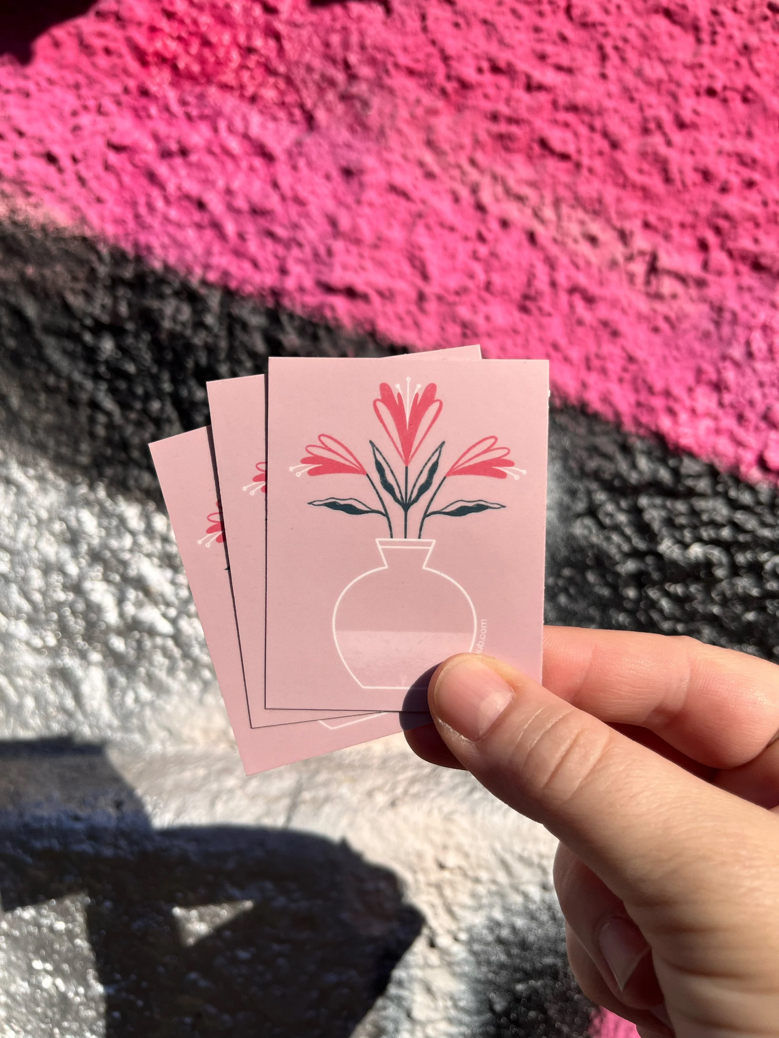 Plant Based Sticker — Flower