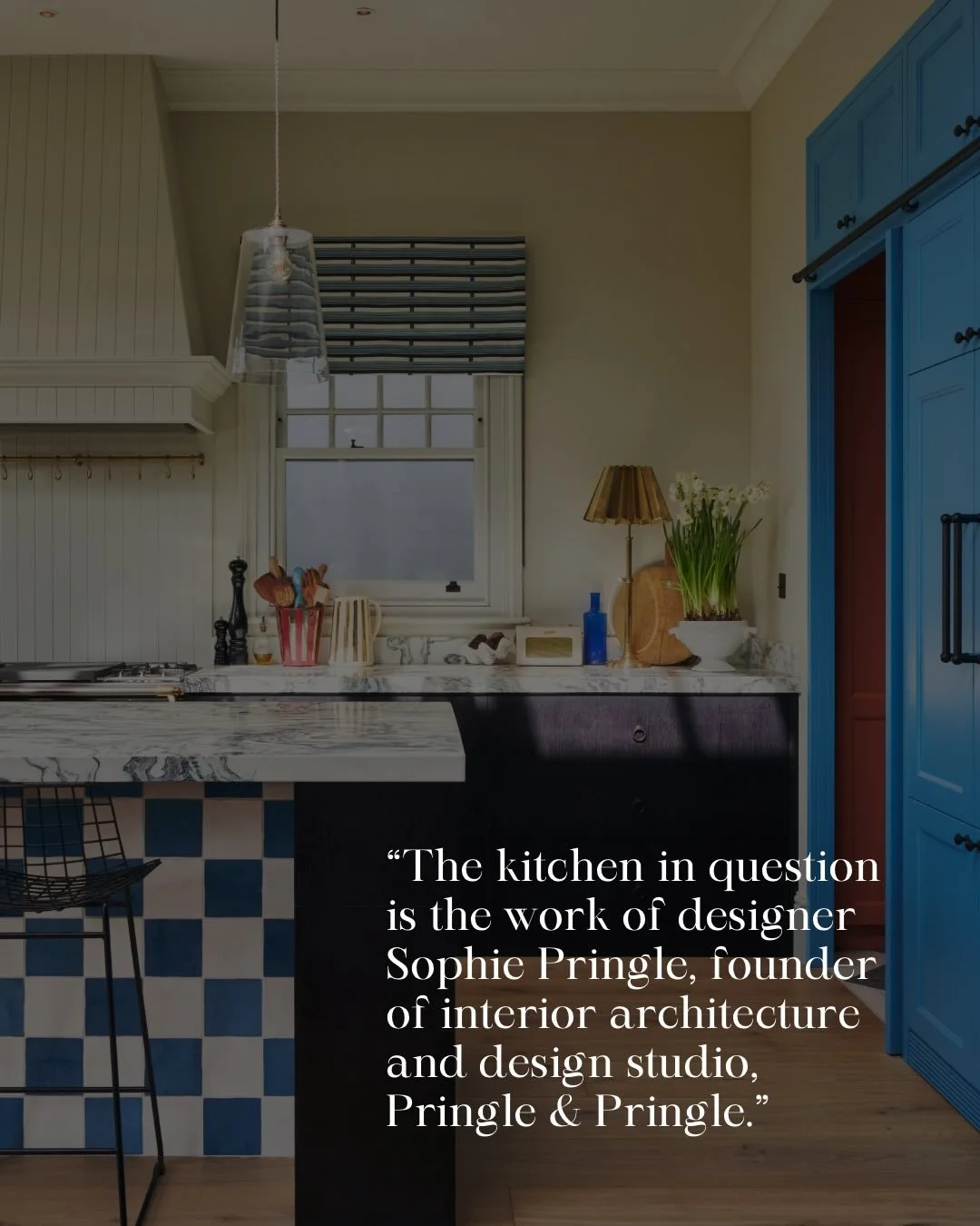 So lovely to see our Queens Park kitchen featured in @theenglishhome 📖

A reflection of how we approach every project at Pringle &amp; Pringle: designing homes that unite personality and purpose, always rooted in how our clients truly live. ￼

This 