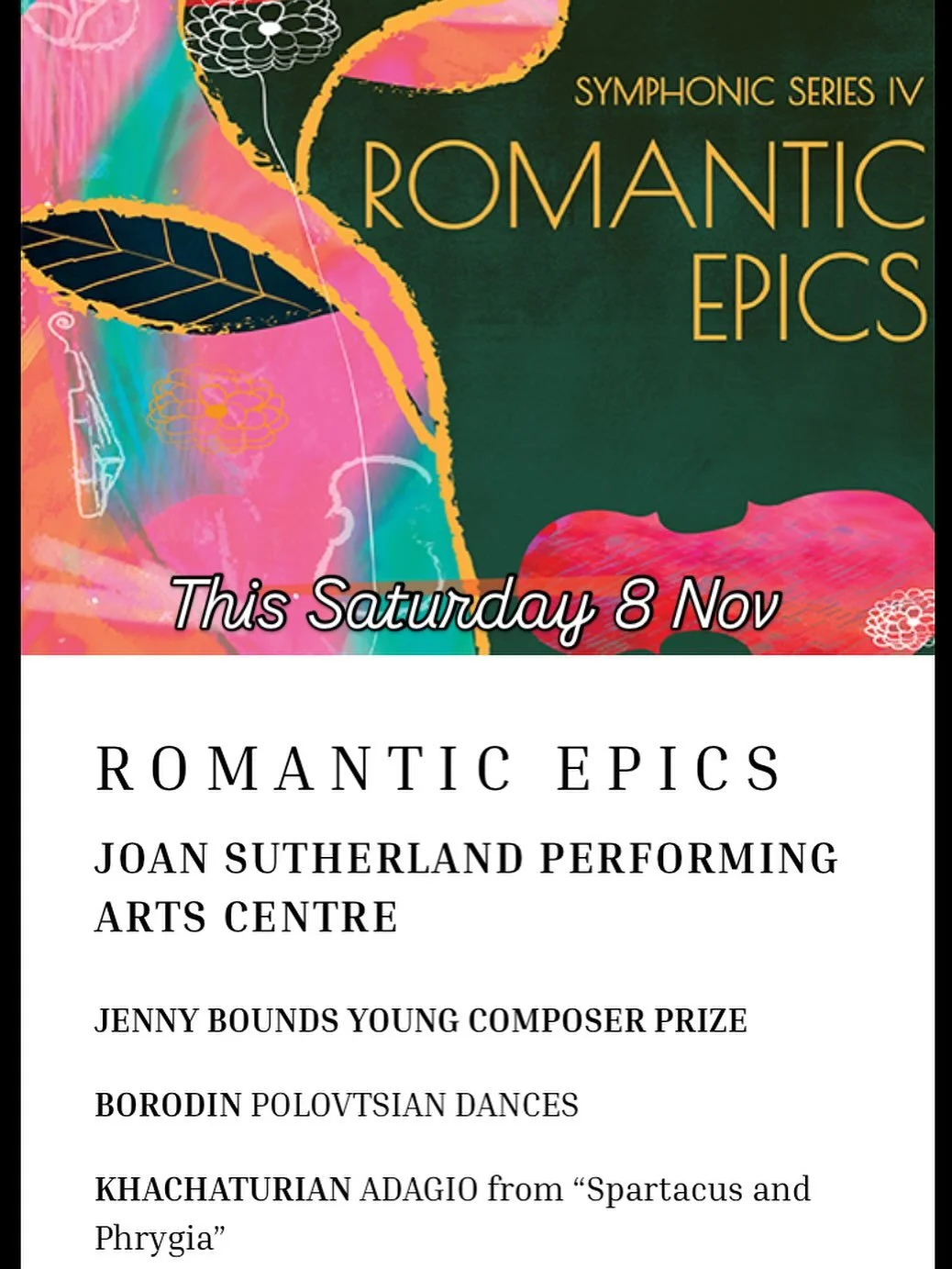 Delighted that Penrith Symphony Orchestra conducted by Paul Terracini are premiering my new work commissioned by the 2025 Jenny Bounds Young Composer Prize THIS SATURDAY NIGHT!! 🎉🎻 Tix available pso.org.au