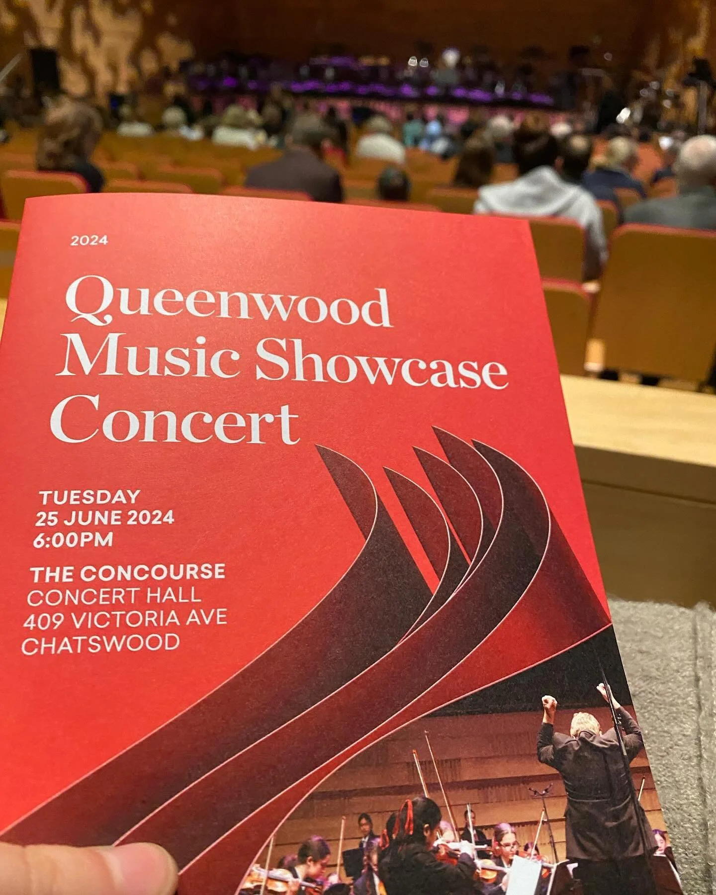 Completely honoured to have had my commission for Queenwood&rsquo;s centenary celebrations premiered last Tuesday evening. Huge thanks to Anna, Murray, Damian and the students for their stunning performance. They nailed it! 🤩🤩