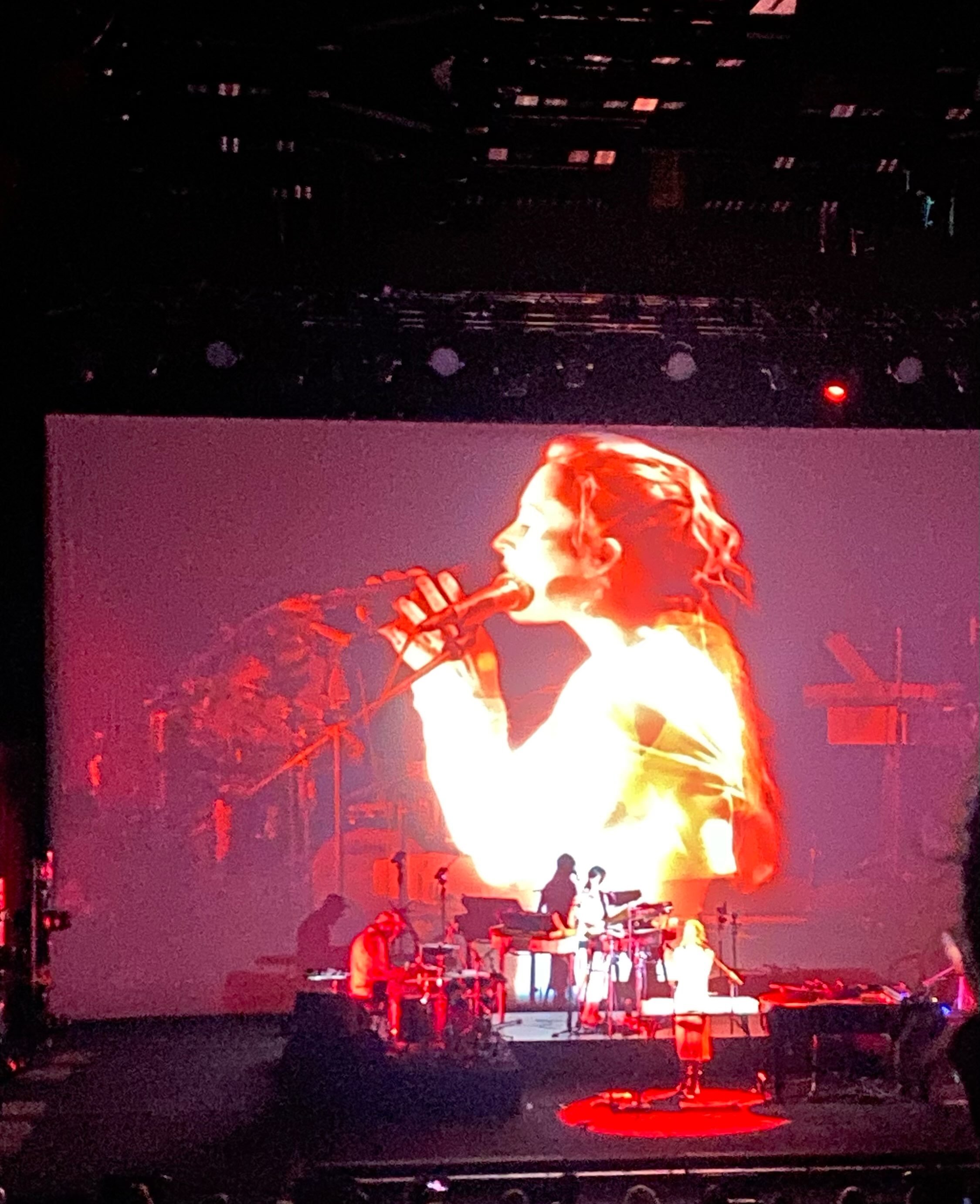 @agnesobel at the Sydney Opera House last night. In awe. The songs. The live arrangements with such an amazing band. The stunning visuals that complemented the musical storytelling so well. Thankyou Agnes ❤️🙏✨