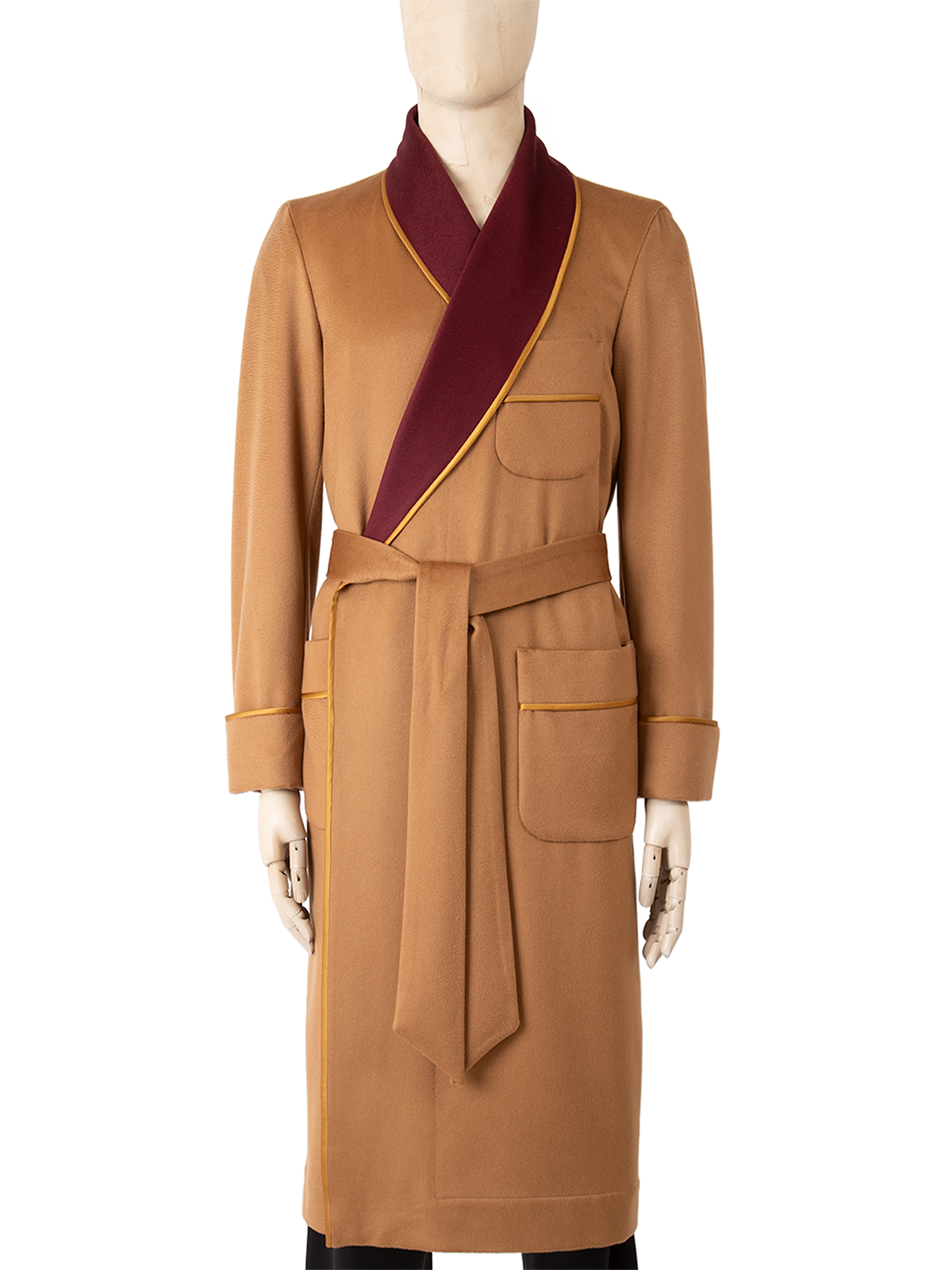 Camel Extra Large Mens Dressing Gowns Vicuña Coloured Pure