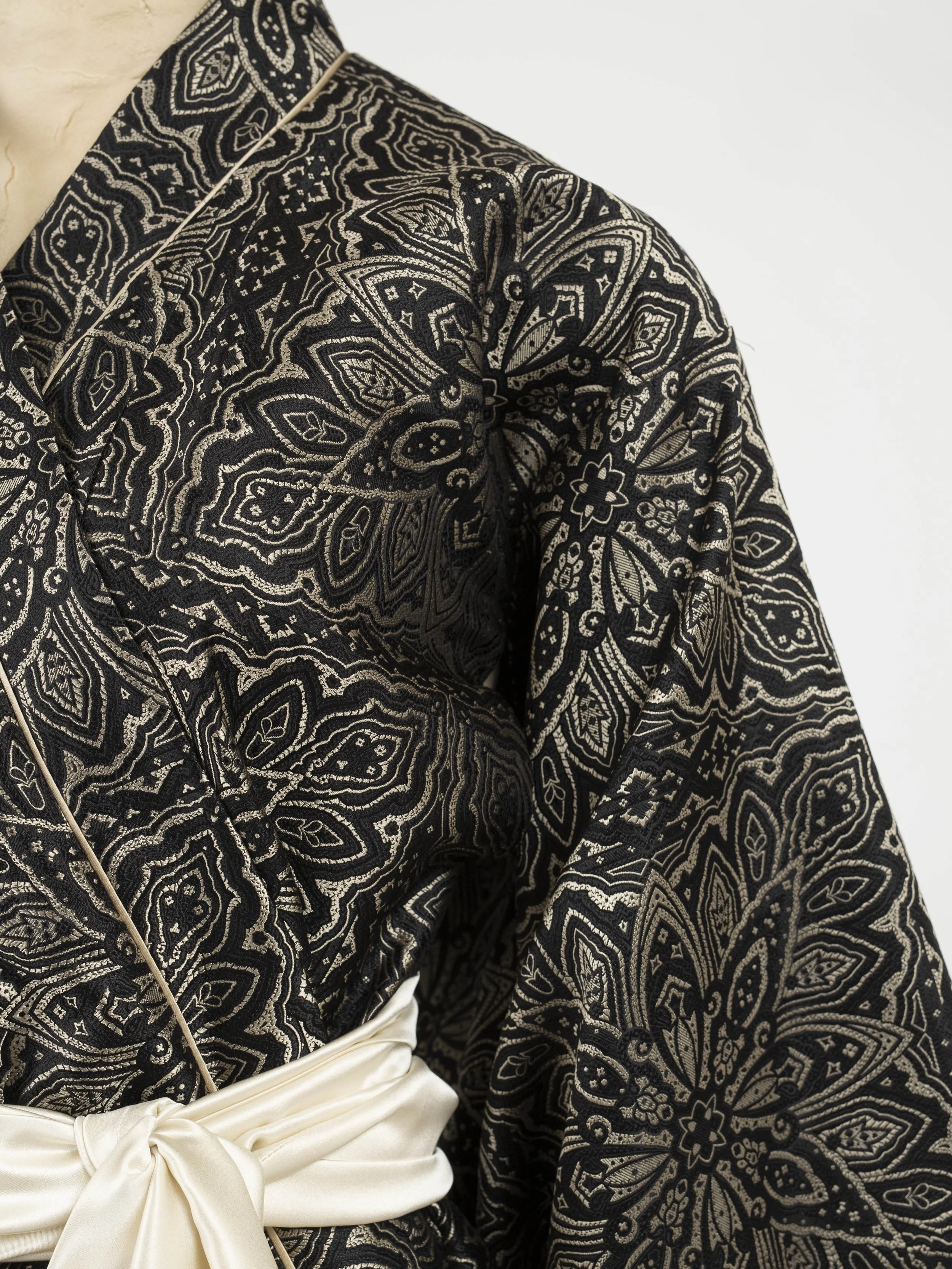 Sacred Geometry Silk Jacquard Kimono — Daniel Hanson