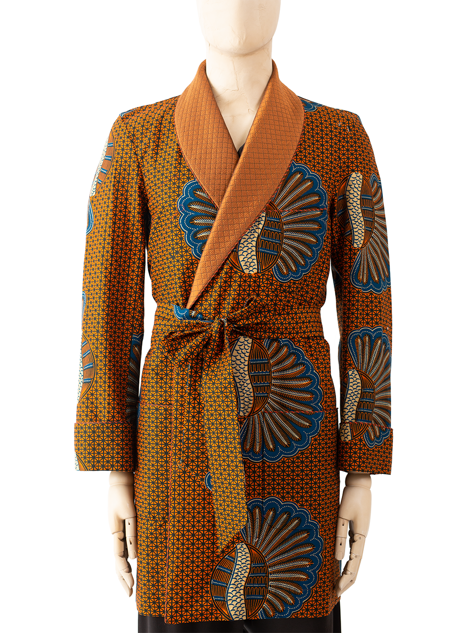 Silk Brocade Dressing gown – Rhodes Wood