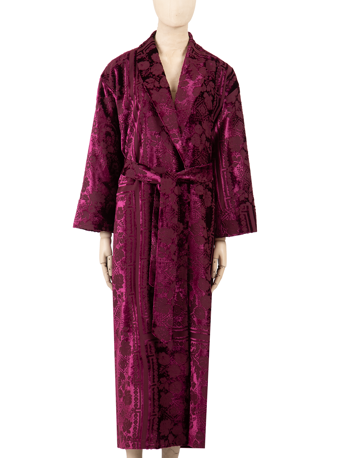 Devoré Mulberry Silk Velvet