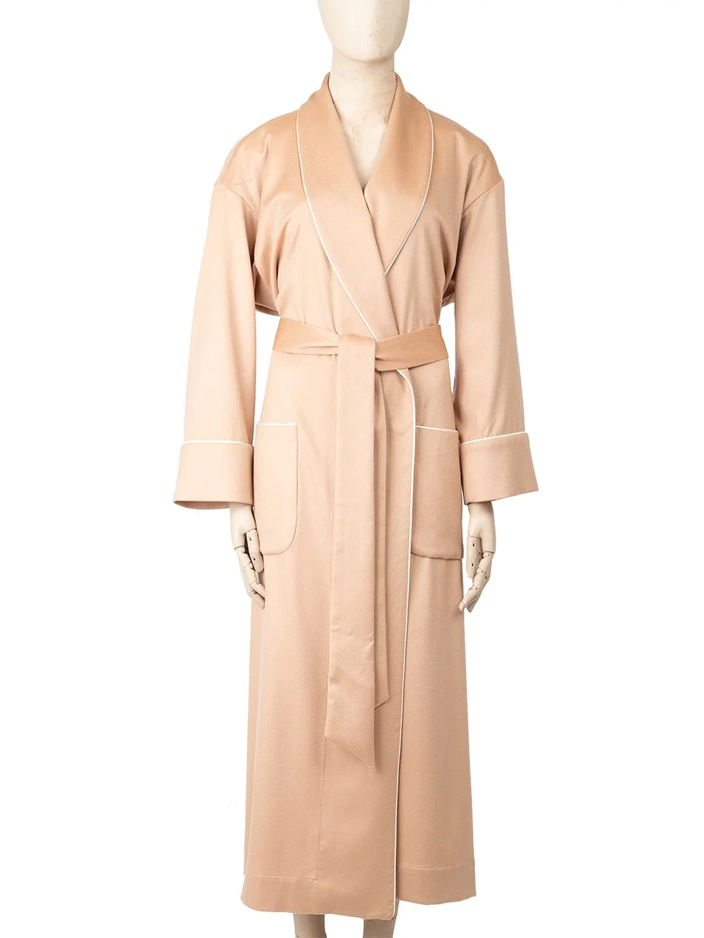 Camel Cashmere Dressing Gown Mens Pure Cashmere Long Cashmere