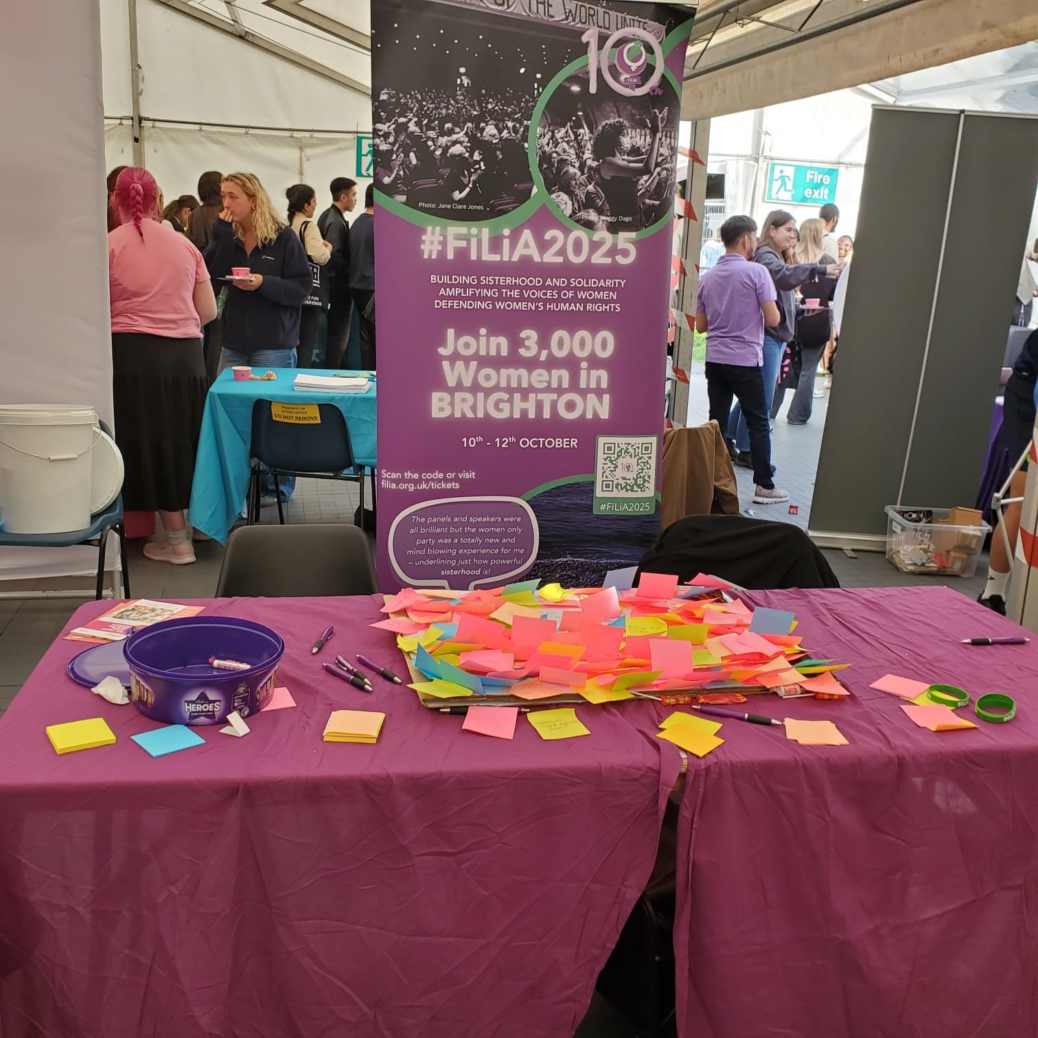 FiLiA Young Women attend Sussex Freshers' Fair