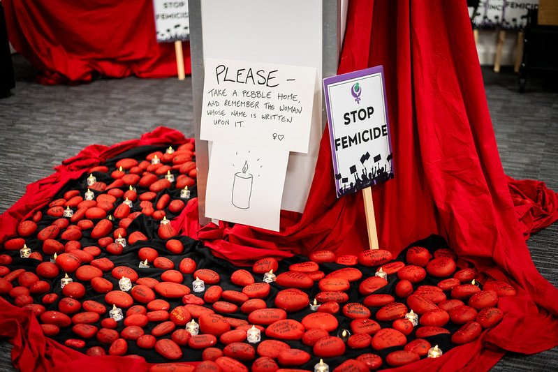Red Pebbles for Murdered Women