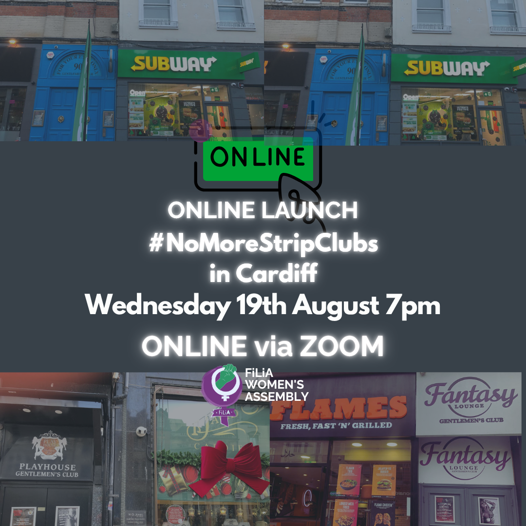 ONLINE LAUNCH – No More Strip Clubs in Cardiff