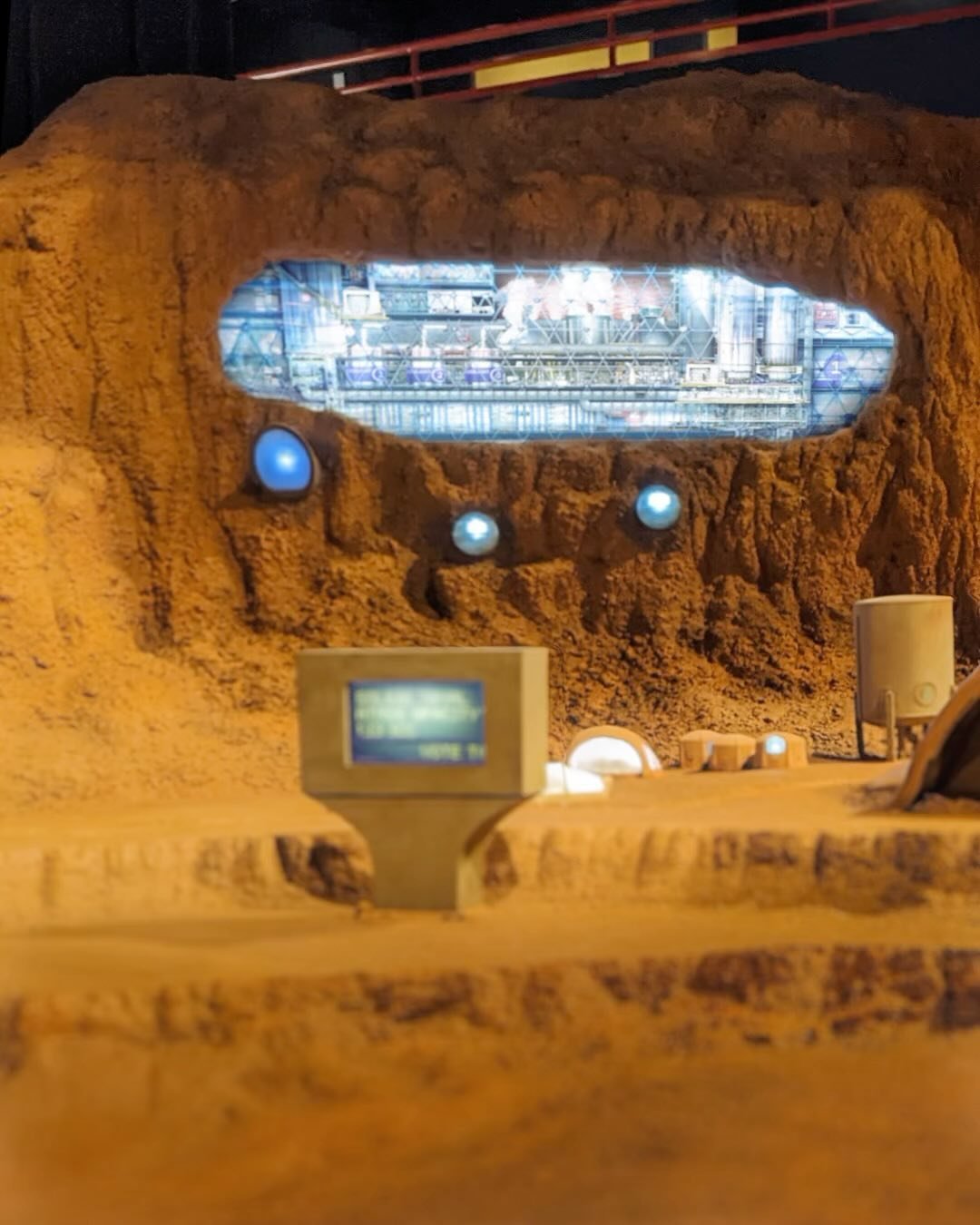 Got to nerd out working at RLMG on an interactive Martian model for the Carnegie Science Center. The embedded monitors act as windows and signage, giving a glimpse inside a rich animated world of the Martian settlement. Visitors vote on changes to th